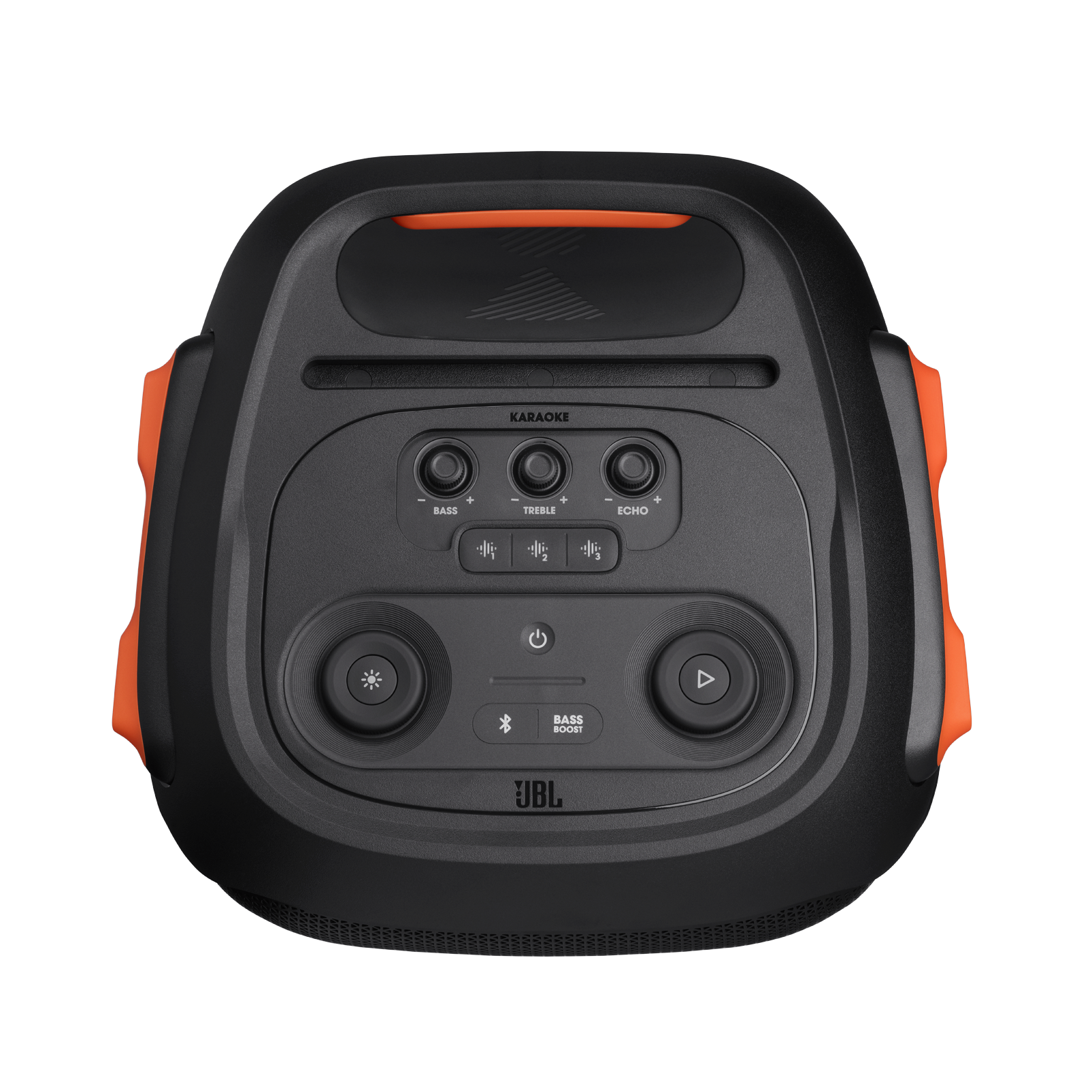 JBL Partybox 710 - Black - Party speaker with 800W RMS powerful sound, built-in lights and splashproof design. - Top