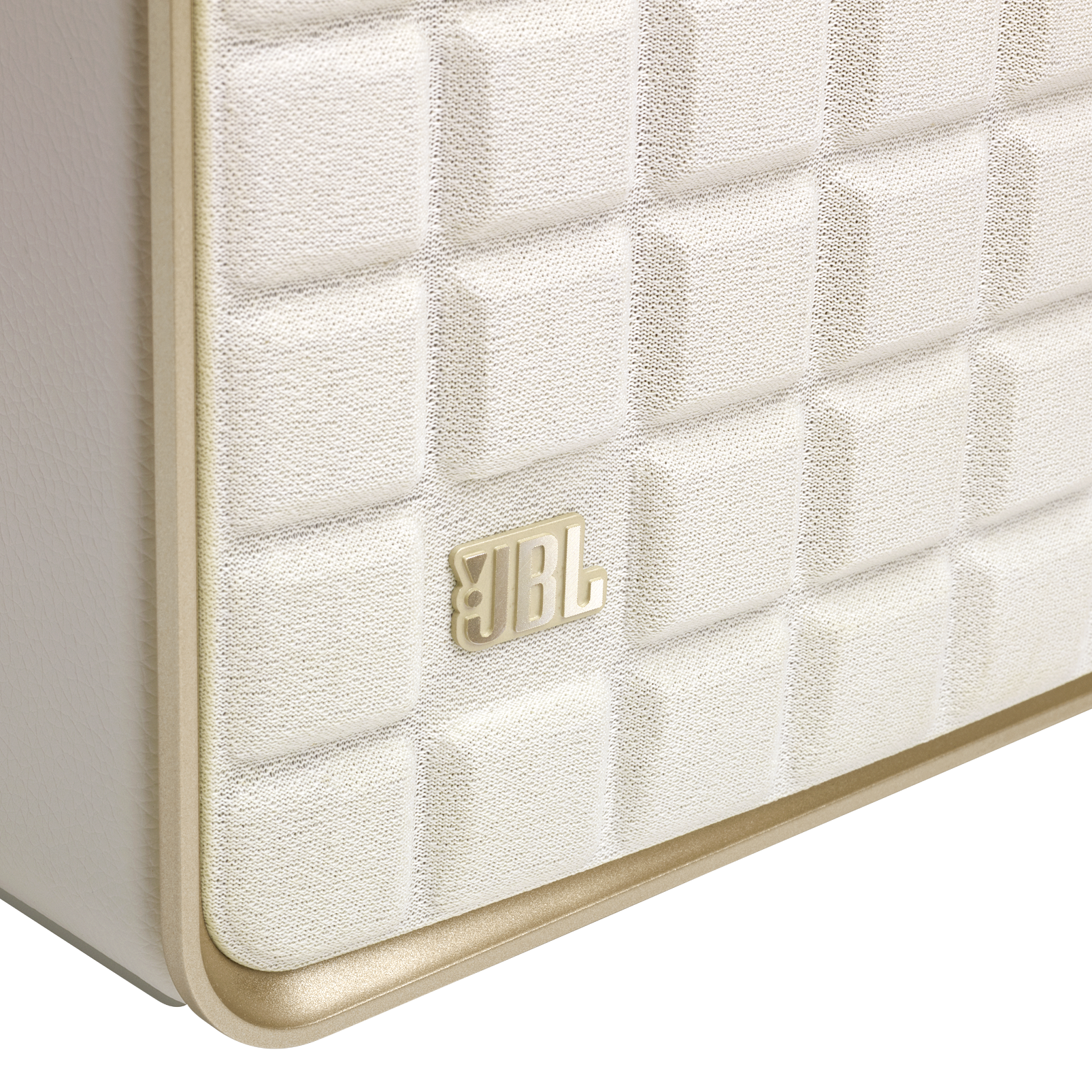JBL Authentics 200 - White - Smart home speaker with Wi-Fi, Bluetooth and Voice Assistants with retro design - Detailshot 3