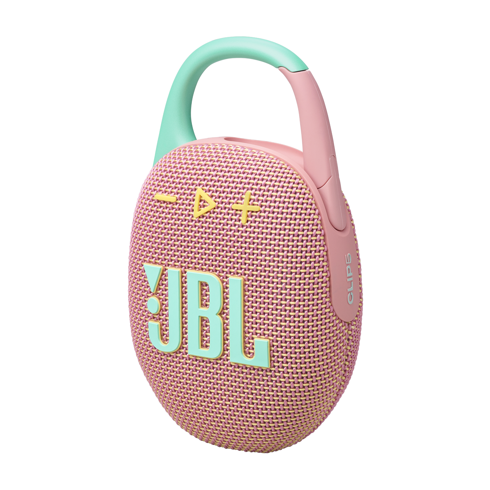 JBL Clip 5 - Pink - Ultra-portable waterproof speaker - Detailshot 1