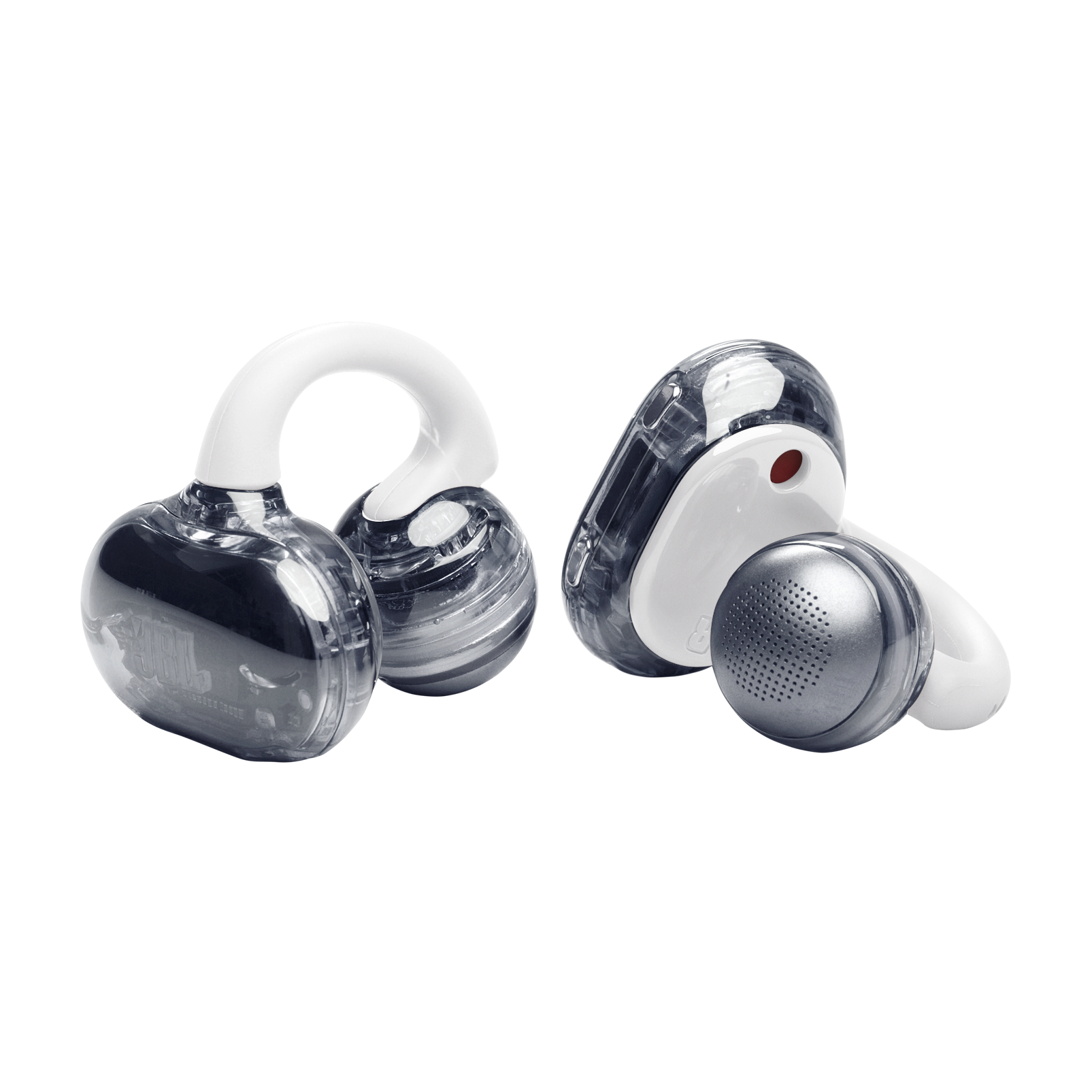 JBL Soundgear Clips - White - True wireless open-ear headphones - Front
