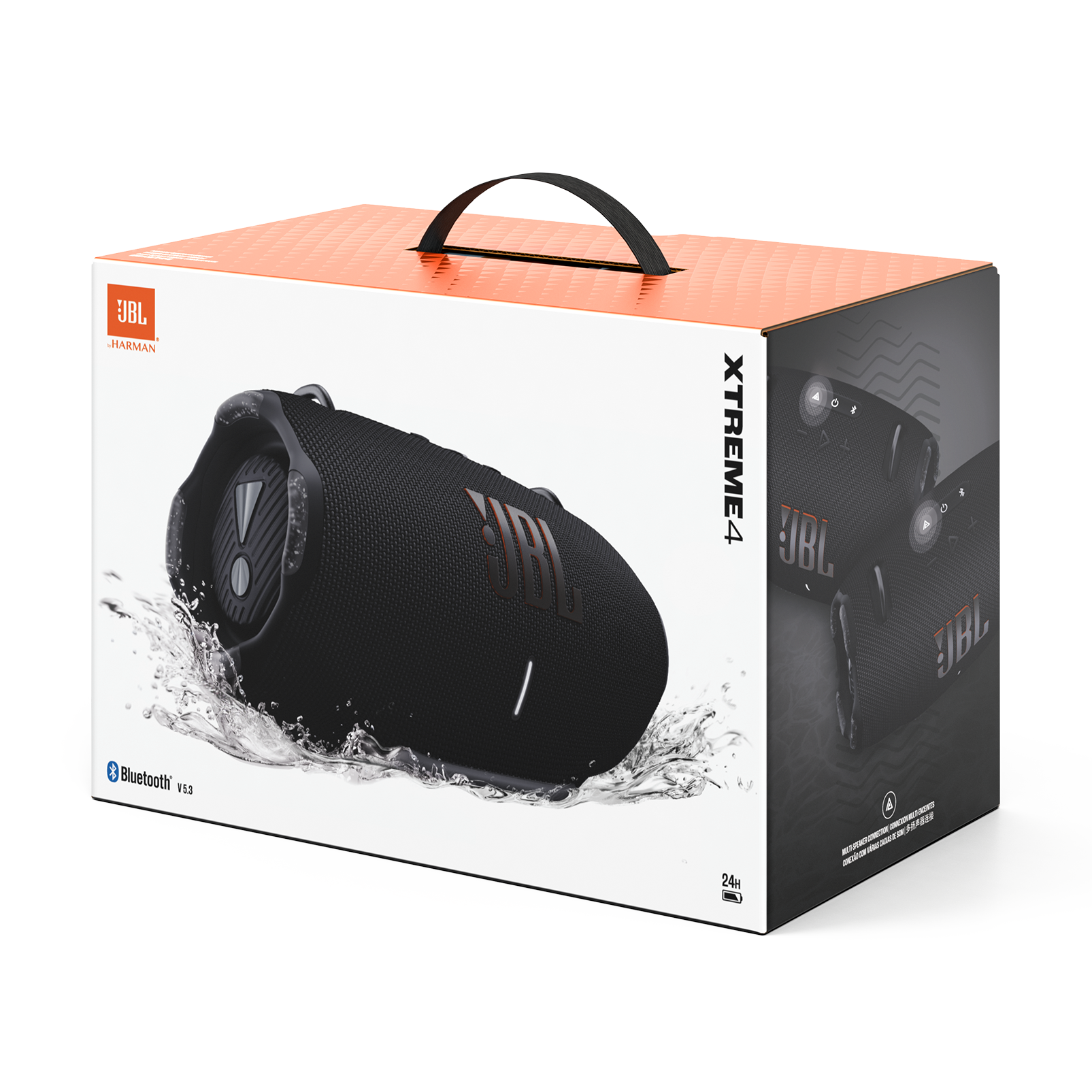 JBL Xtreme 4 - Black - Portable waterproof speaker - Detailshot 6