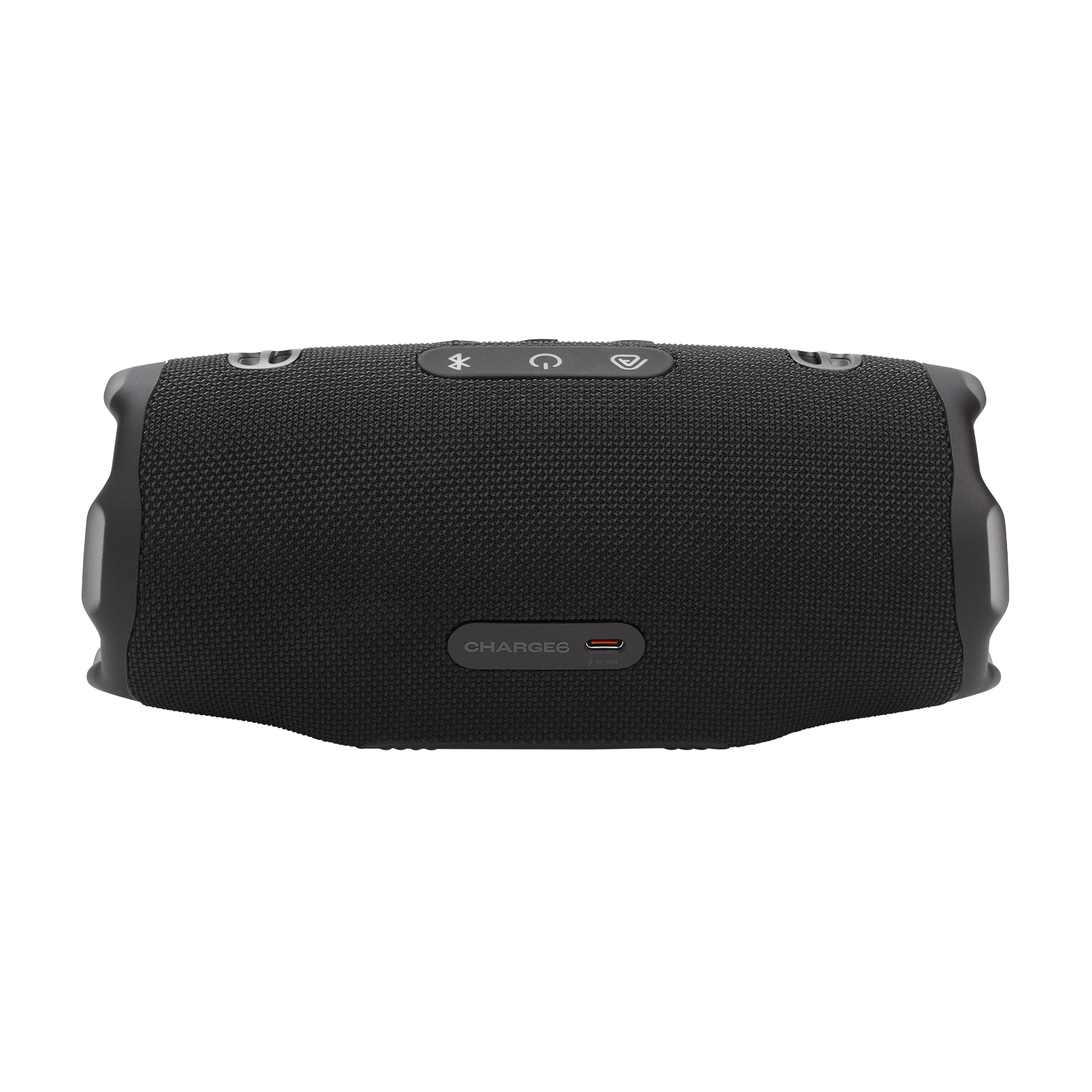 JBL Charge 6 - Black - Portable waterproof and drop-proof Bluetooth speaker - Back