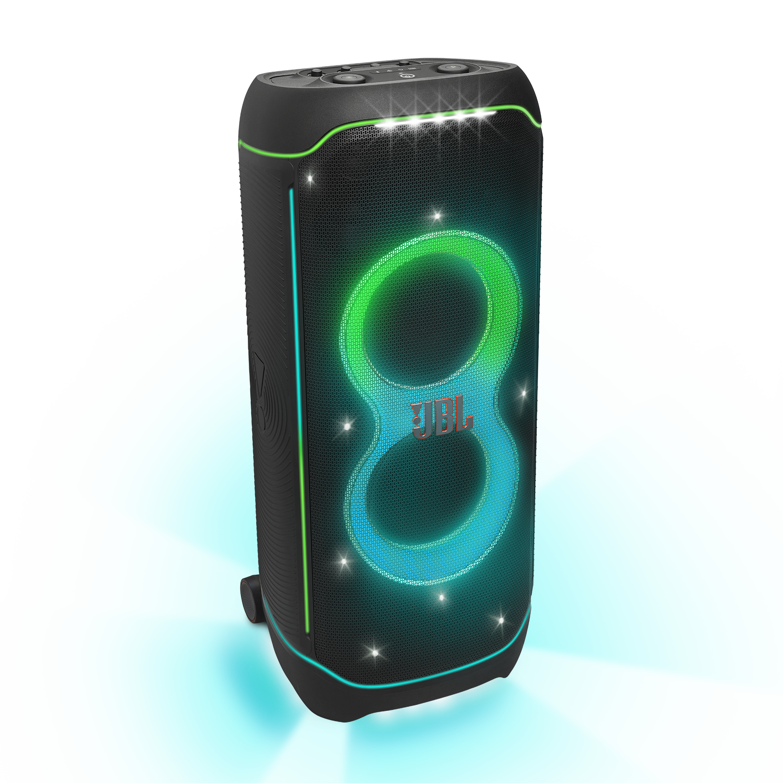 JBL PartyBox Ultimate - Black - Massive party speaker with powerful sound, multi-dimensional lightshow, and splashproof design. - Hero