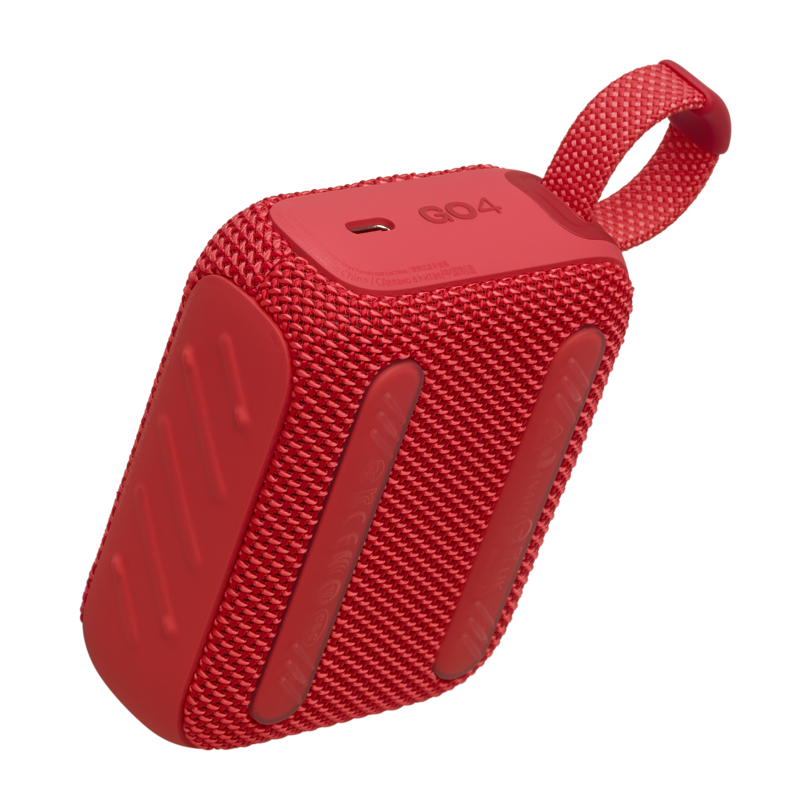 JBL Go 4 - Red - Ultra-Portable Bluetooth Speaker - Detailshot 2