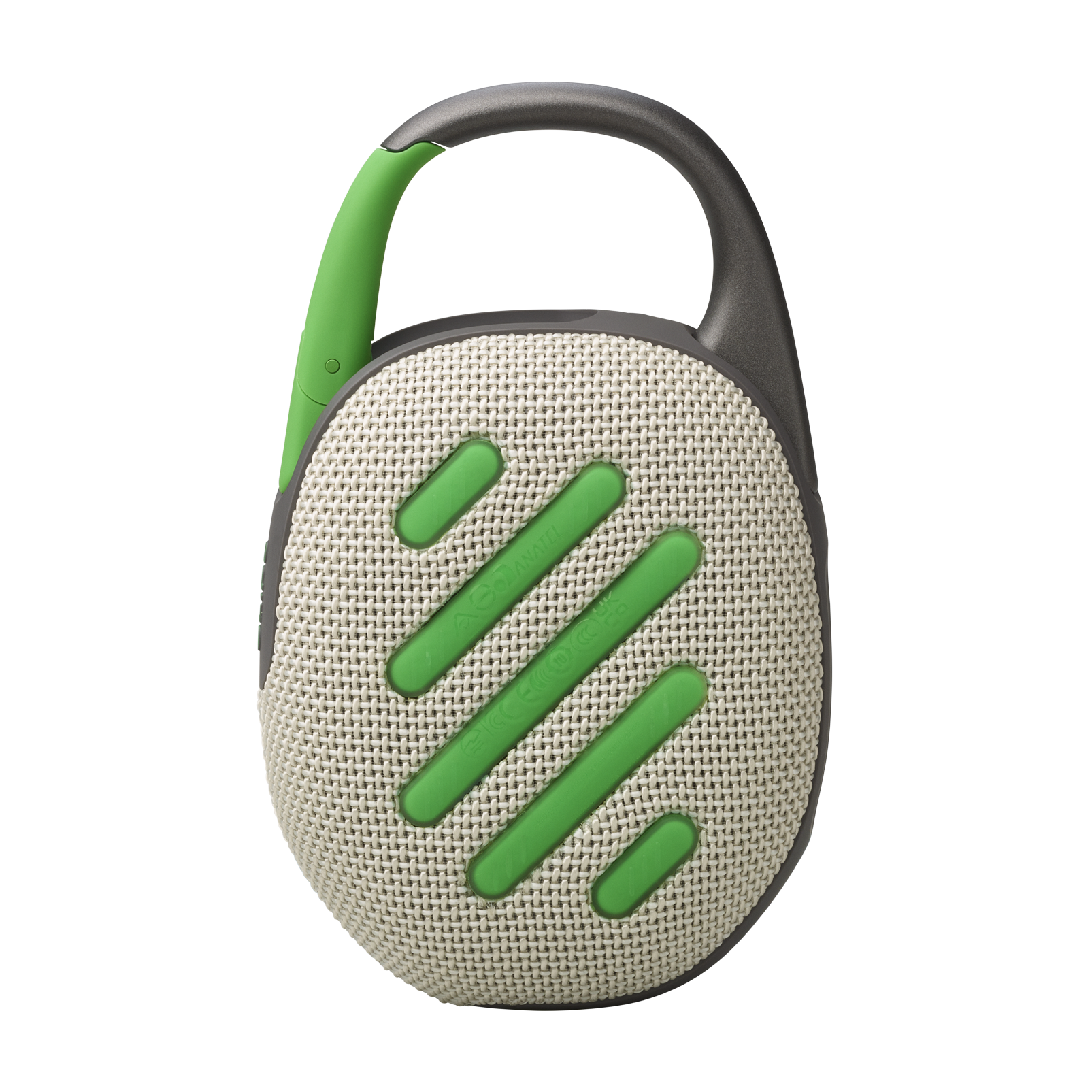 JBL Clip 5 - Sand - Ultra-portable waterproof speaker - Back