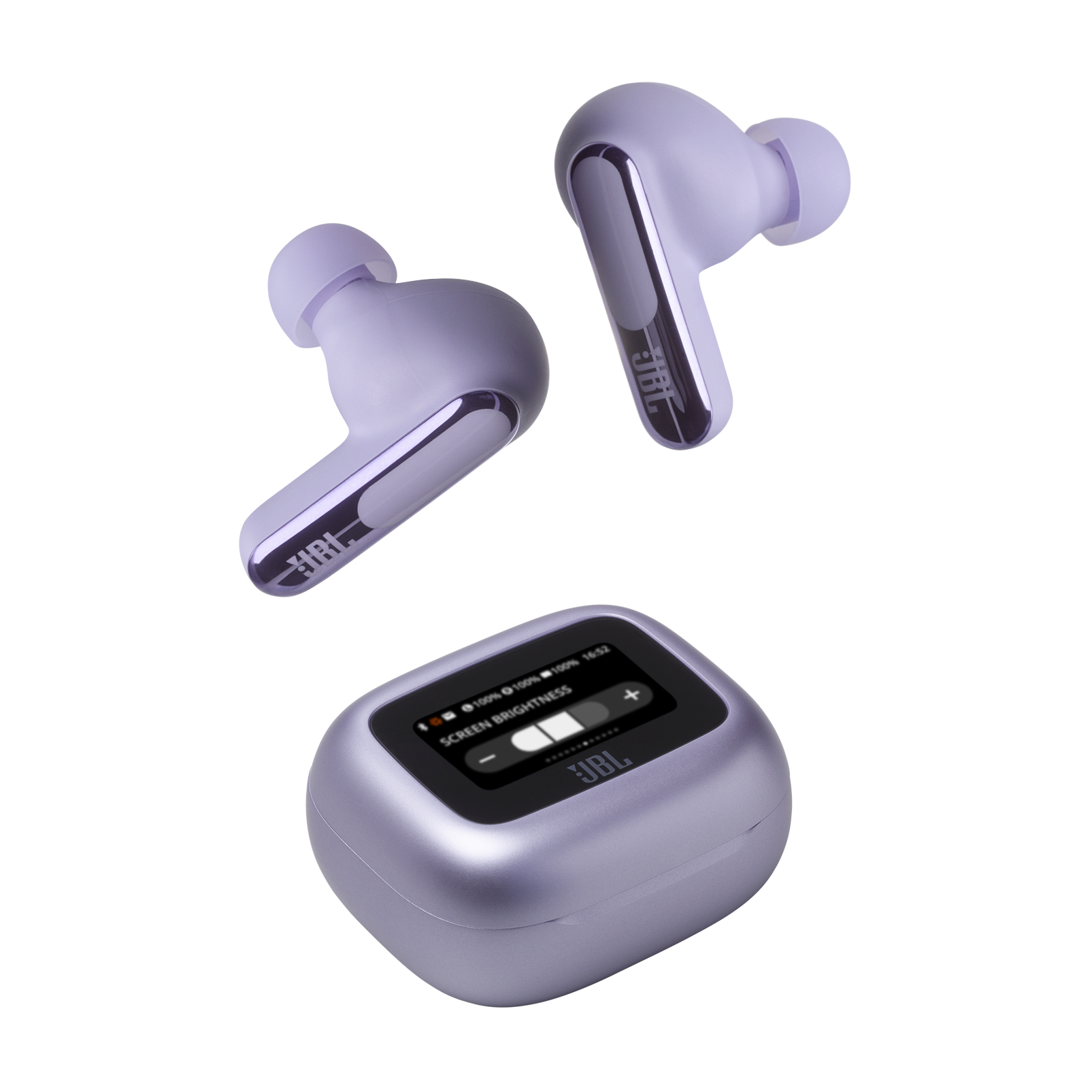 JBL Live Beam 3 - Purple - True wireless noise-cancelling closed-stick earbuds - Detailshot 7