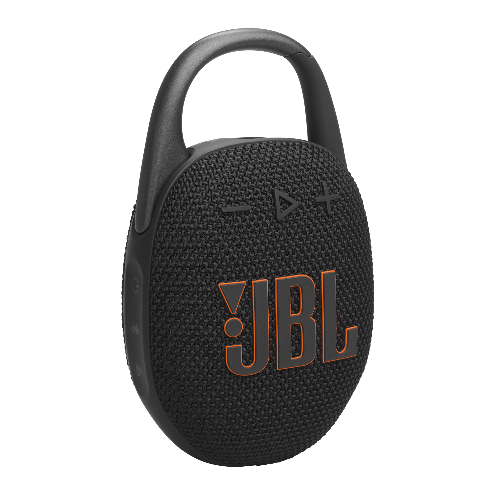 JBL Clip 5 - Black - Ultra-portable waterproof speaker - Hero
