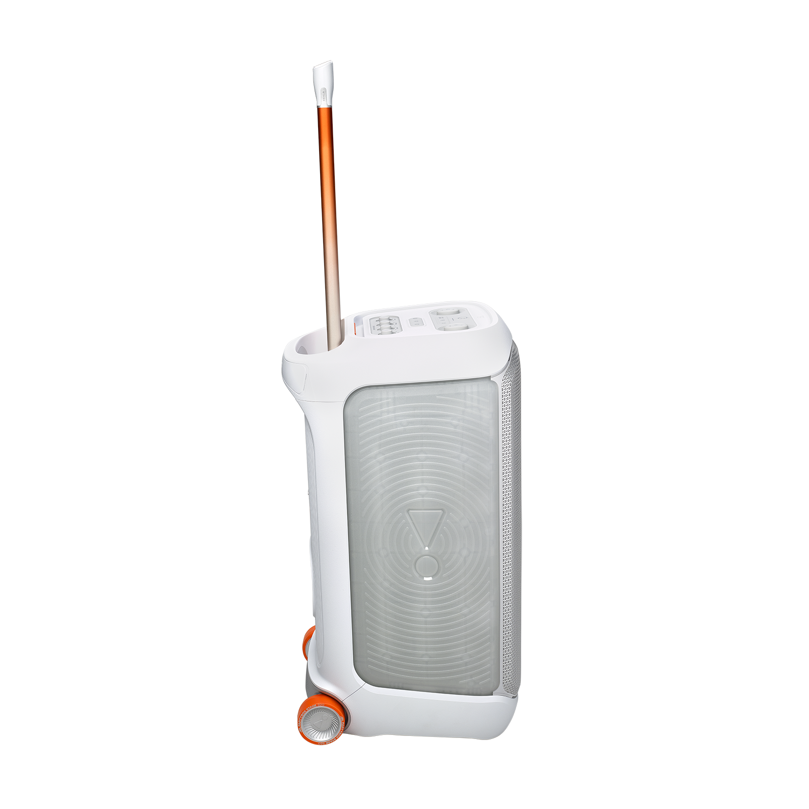 JBL PartyBox Stage 320 - White - Portable party speaker with wheels - Detailshot 9