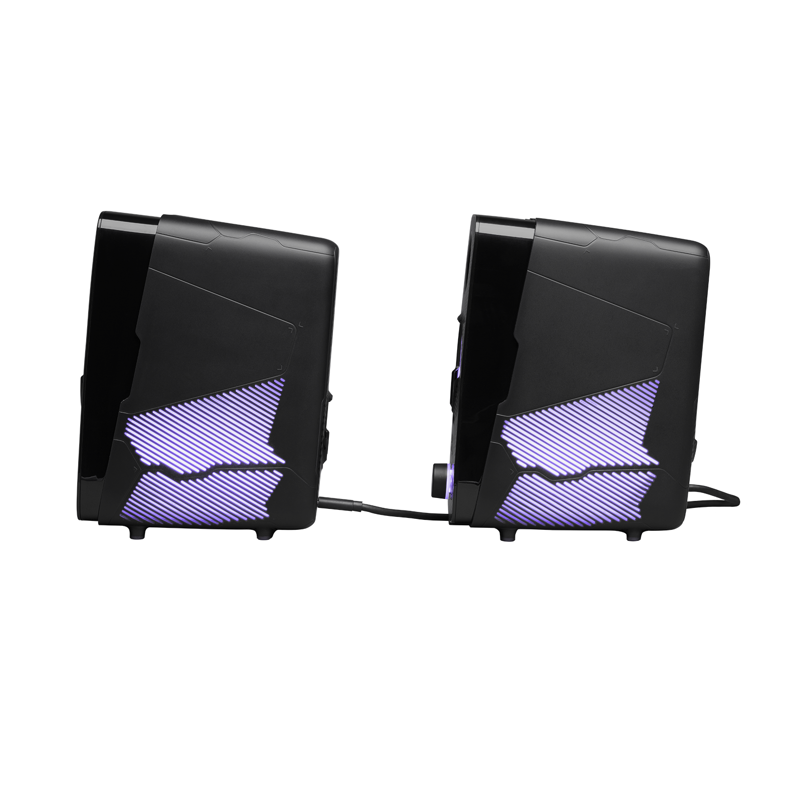 JBL Quantum Duo - Black Matte - PC Gaming Speakers - Left