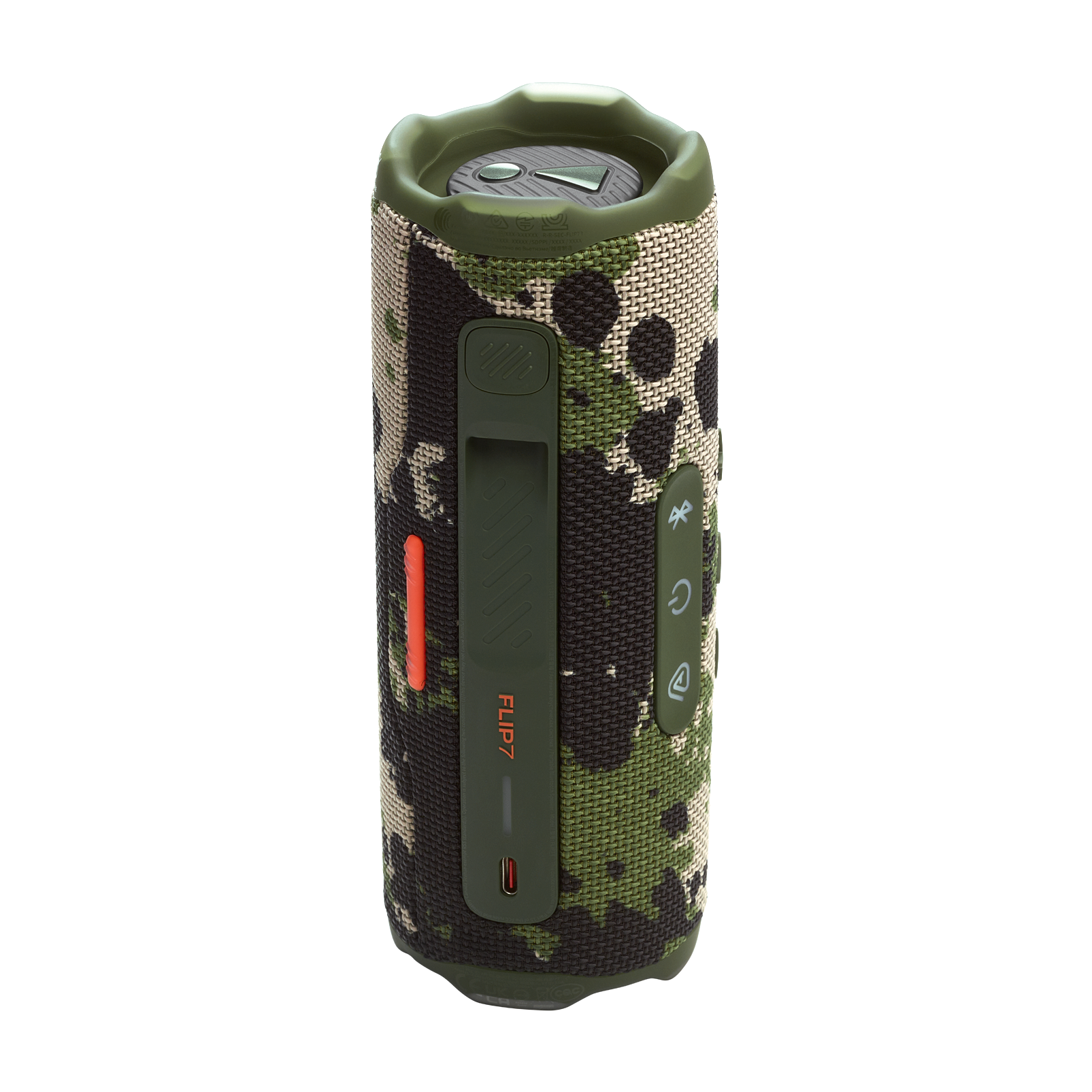 JBL Flip 7 - Squad - Portable waterproof and drop-proof  speaker - Back