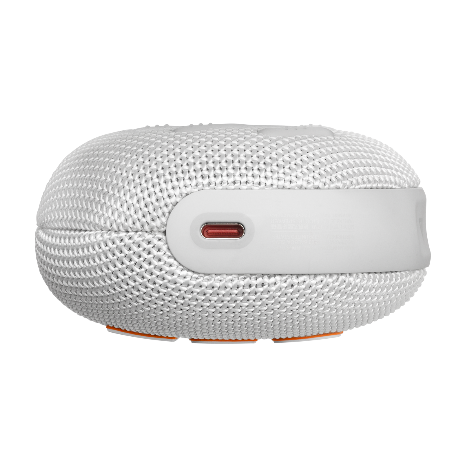 JBL Clip 5 - White - Ultra-portable waterproof speaker - Bottom