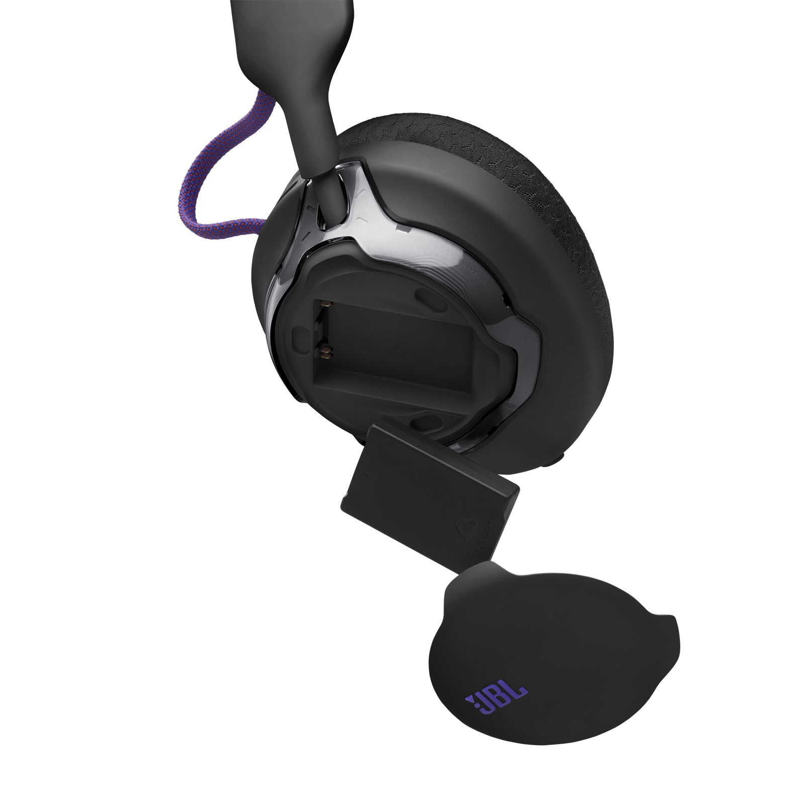 JBL Quantum 650 - Black - Wireless multiplatform gaming headset - Detailshot 13