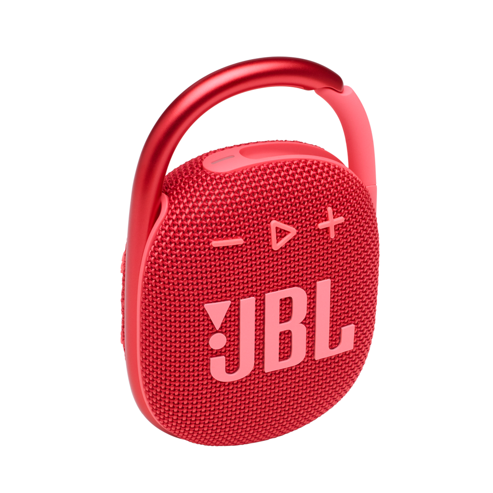 JBL Clip 4 - Red - Ultra-portable Waterproof Speaker - Hero