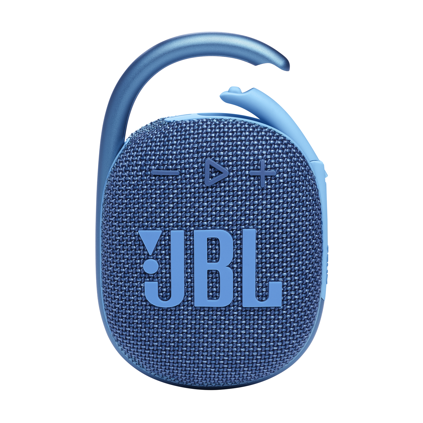 JBL Clip 4 Eco - Blue - Ultra-portable Waterproof Speaker - Front