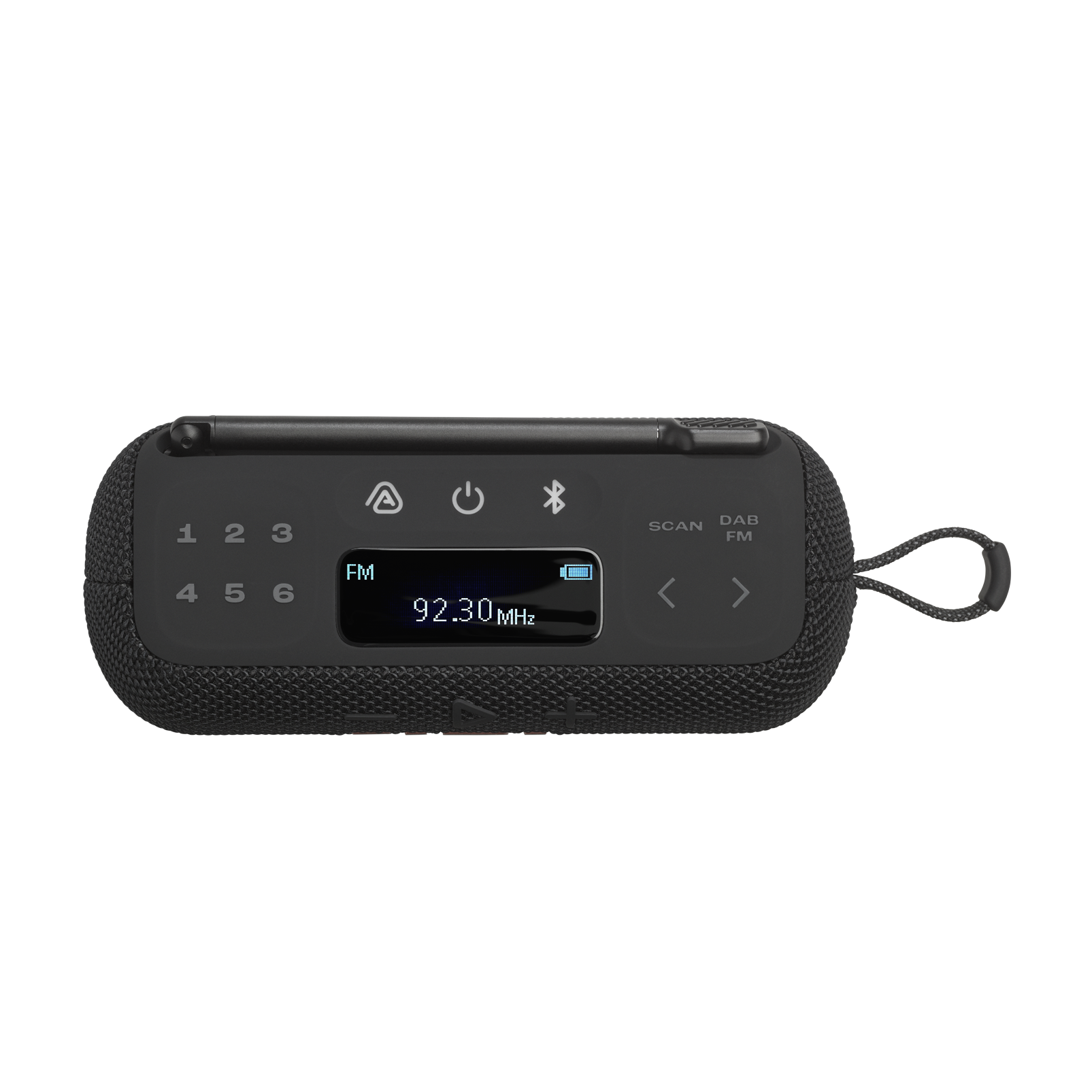 JBL Tuner 3 - Black - Portable DAB/DAB+/FM radio with Bluetooth - Top