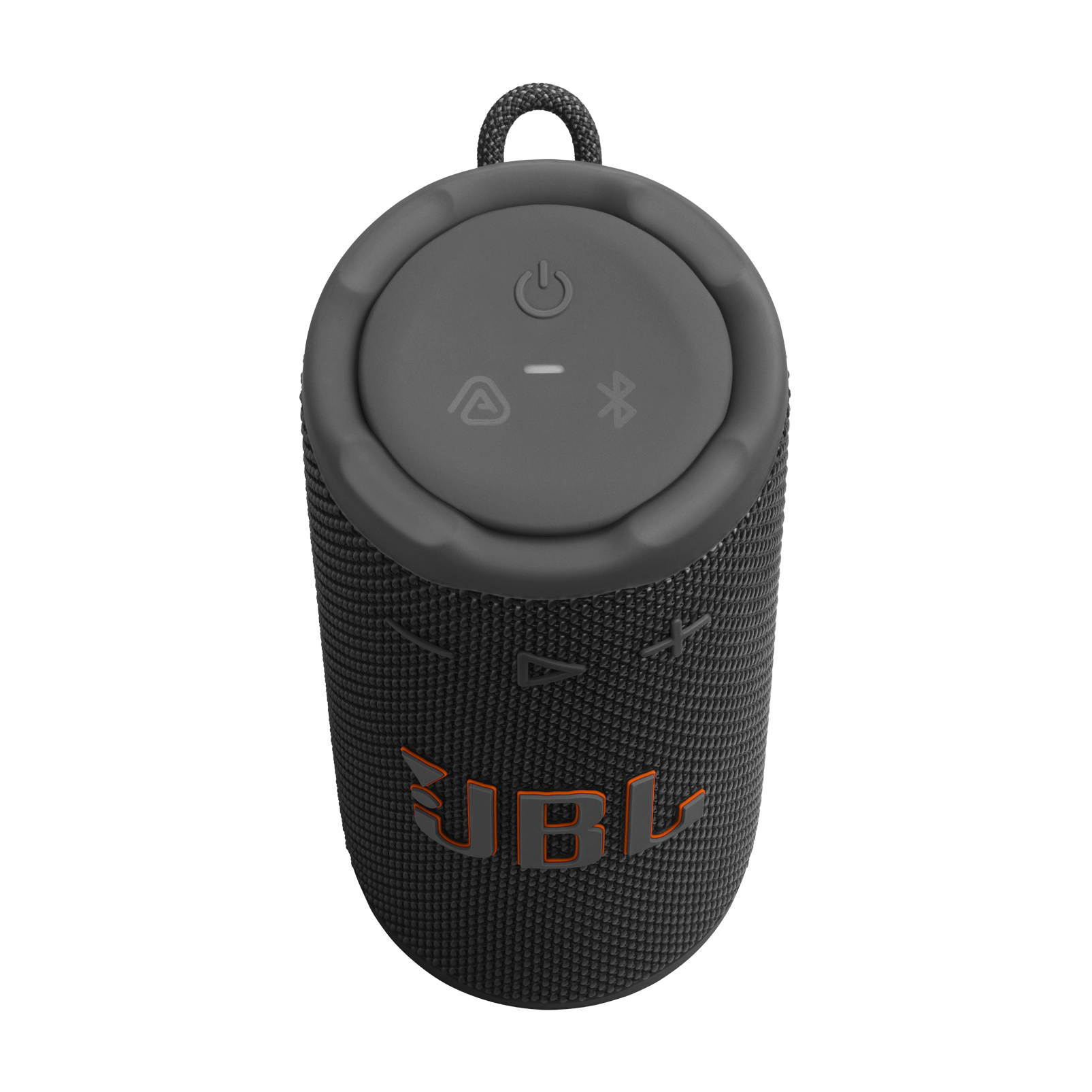 JBL Grip - Black - Compact Bluetooth speaker with bold JBL Pro Sound and ambient light - Top