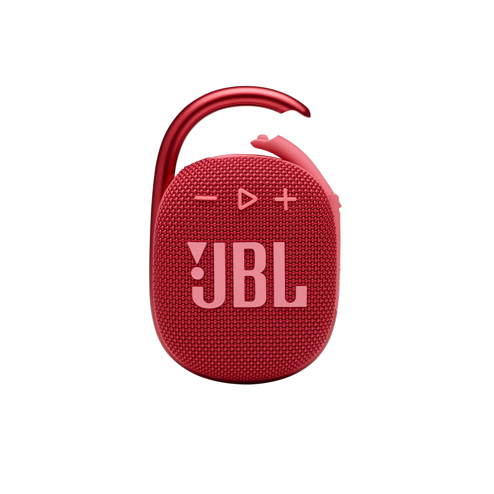 JBL Clip 4 - Red - Ultra-portable Waterproof Speaker - Front