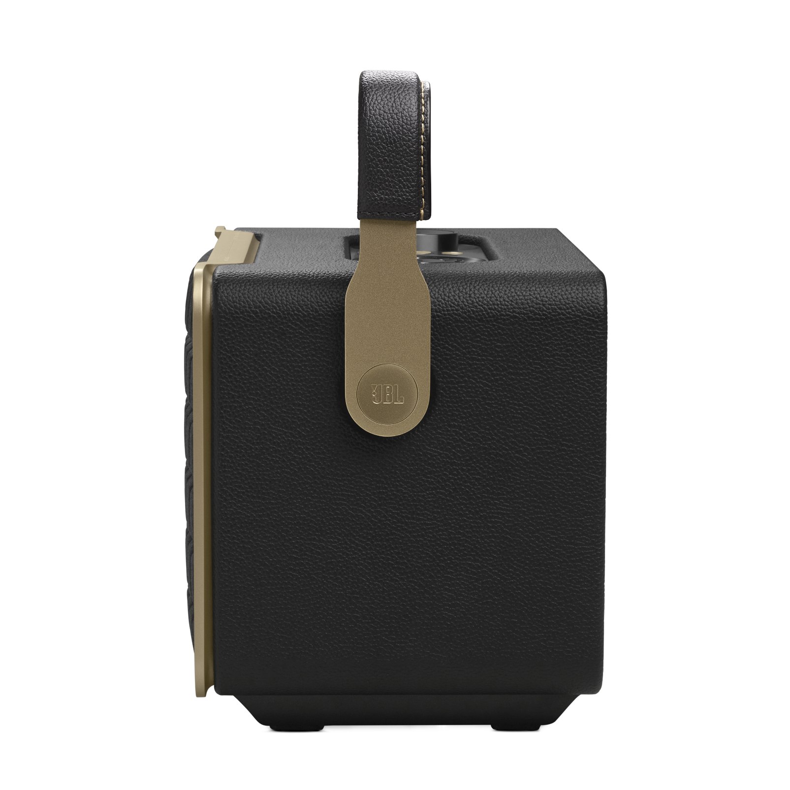 JBL Authentics 300 - Black - Portable smart home speaker with Wi-Fi, Bluetooth and voice assistants with retro design. - Right