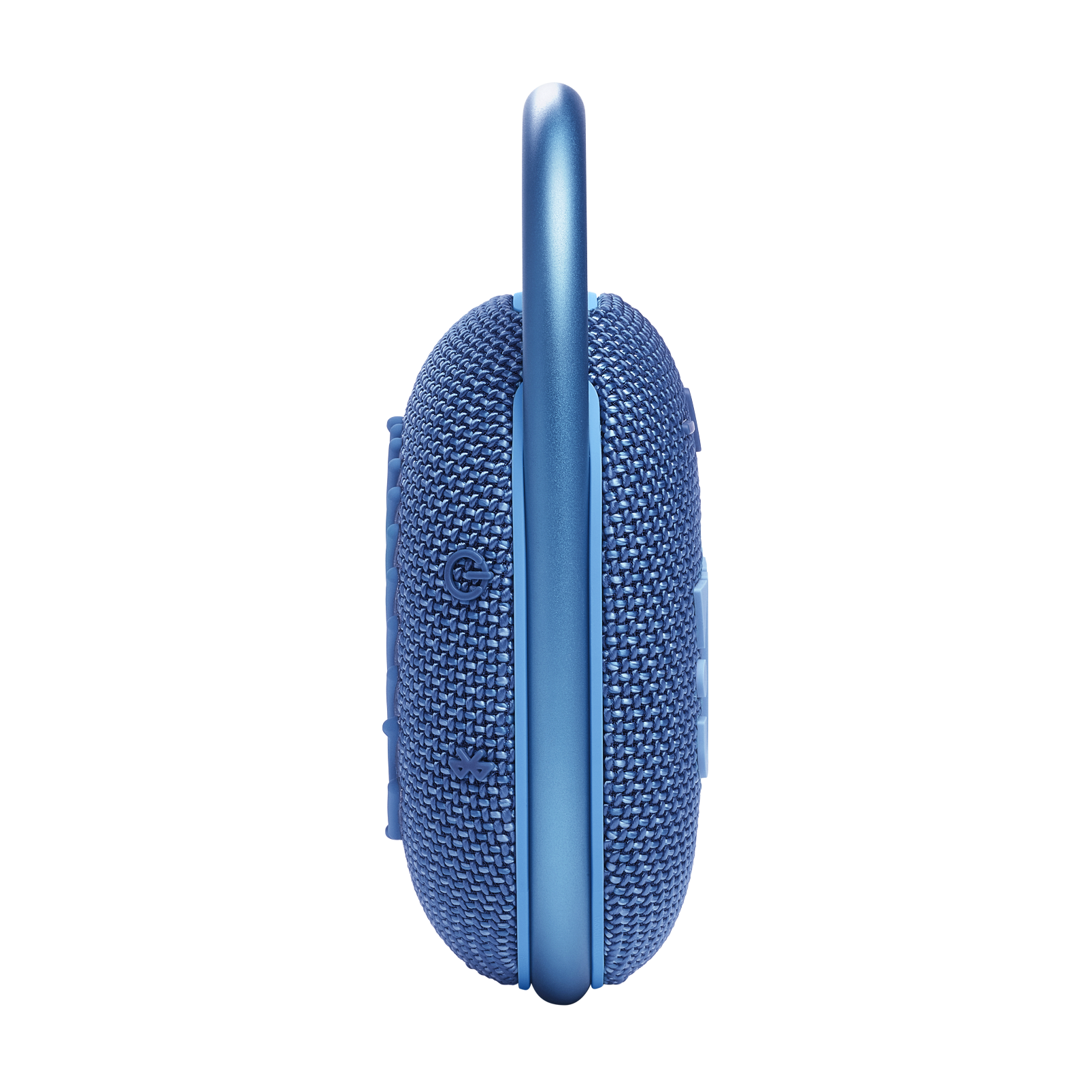 JBL Clip 4 Eco - Blue - Ultra-portable Waterproof Speaker - Left