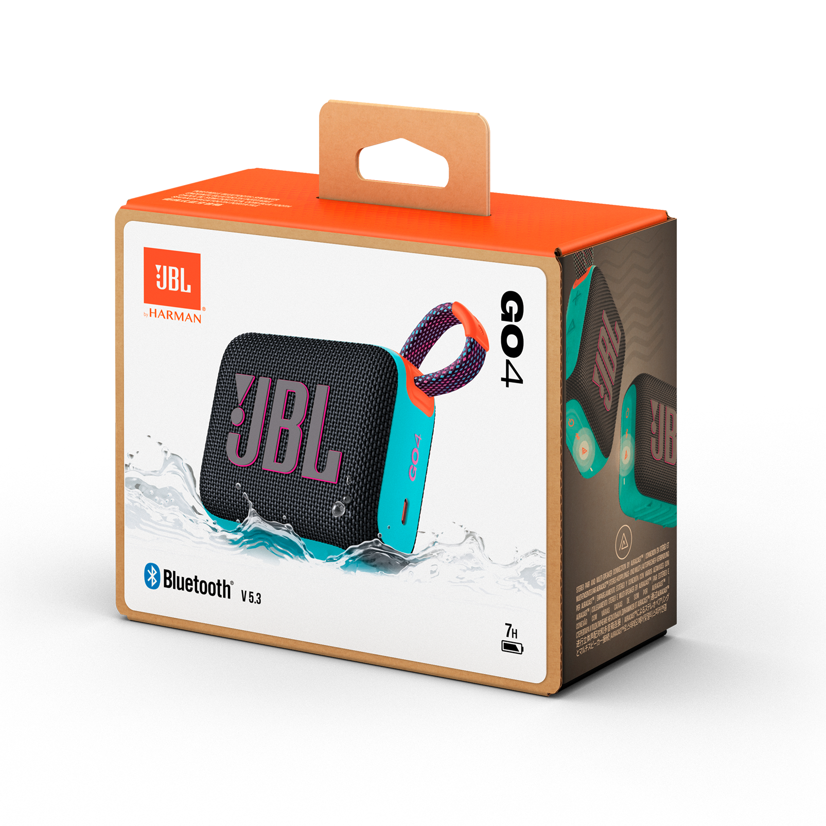 JBL Go 4 - Black and Orange - Ultra-Portable Bluetooth Speaker - Detailshot 15