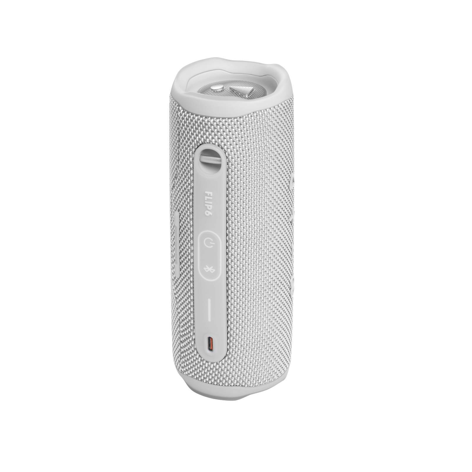 JBL Flip 6 - White - Portable Waterproof Speaker - Back