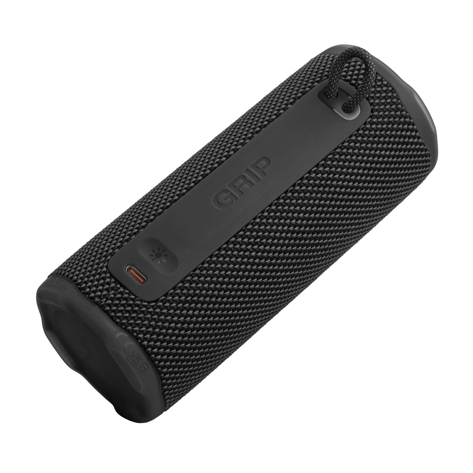 JBL Grip - Black - Compact Bluetooth speaker with bold JBL Pro Sound and ambient light - Detailshot 2