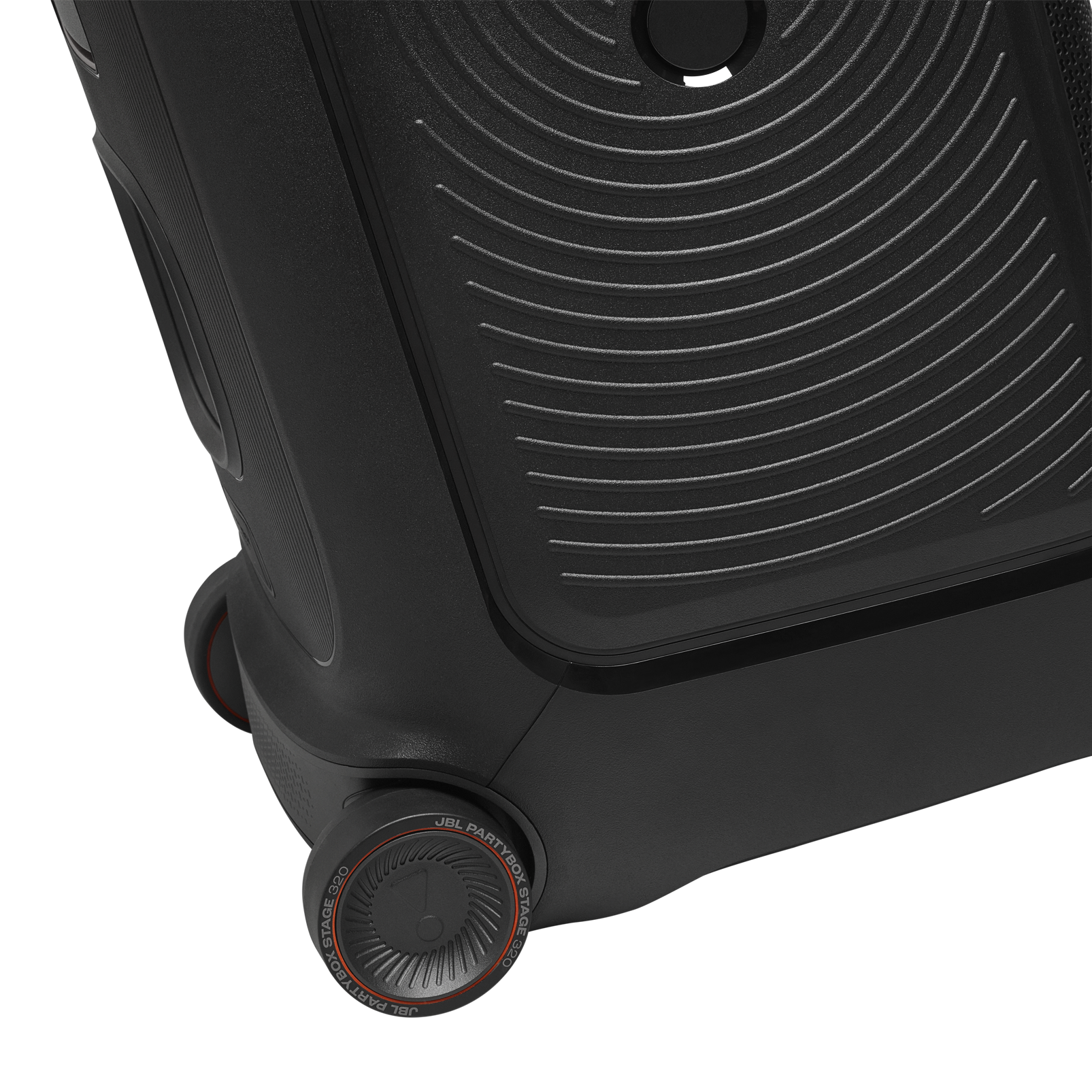 JBL PartyBox Stage 320 - Black - Portable party speaker with wheels - Detailshot 11