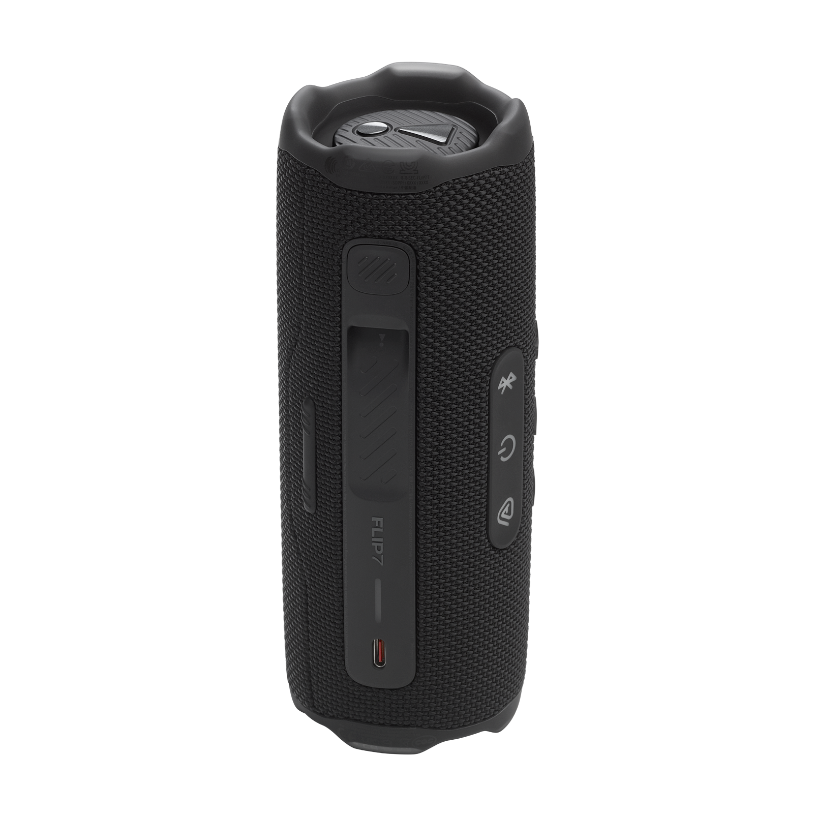 JBL Flip 7 - Black - Portable waterproof and drop-proof  speaker - Back