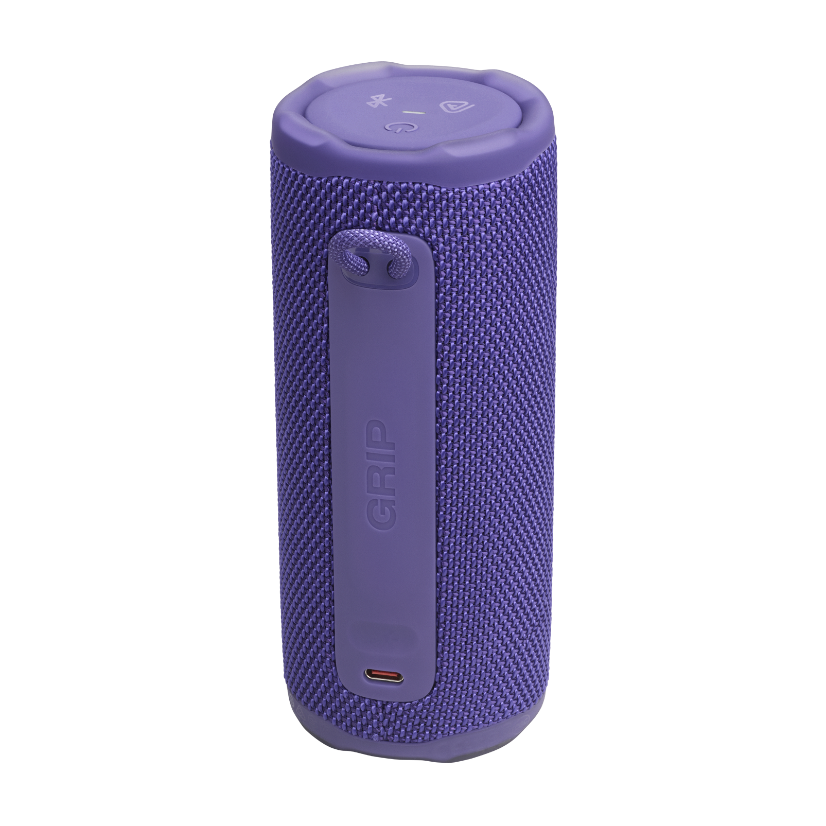JBL Grip - Purple - Compact Bluetooth speaker with bold JBL Pro Sound and ambient light - Back