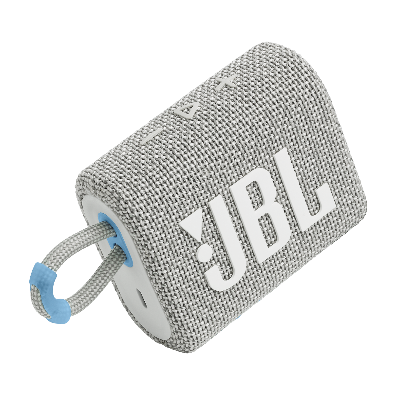 JBL Go 3 Eco - White - Ultra-portable Waterproof Speaker - Detailshot 1