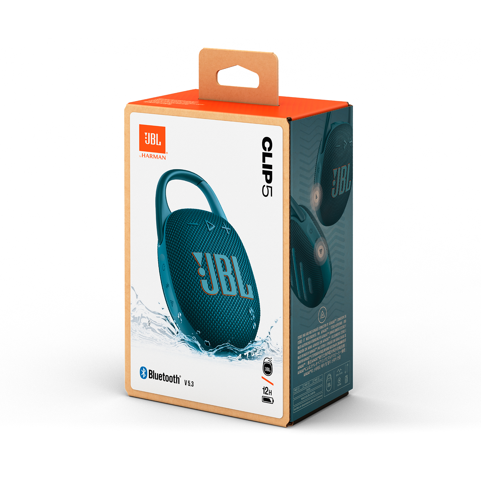 JBL Clip 5 - Blue - Ultra-portable waterproof speaker - Detailshot 15