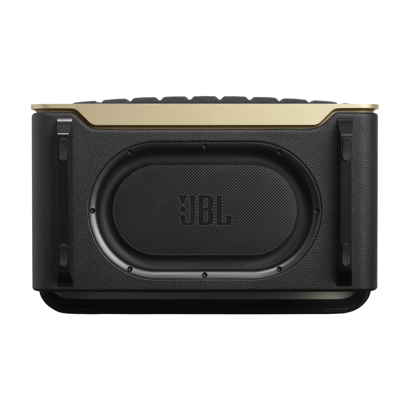 JBL Authentics 300 - Black - Portable smart home speaker with Wi-Fi, Bluetooth and voice assistants with retro design. - Bottom