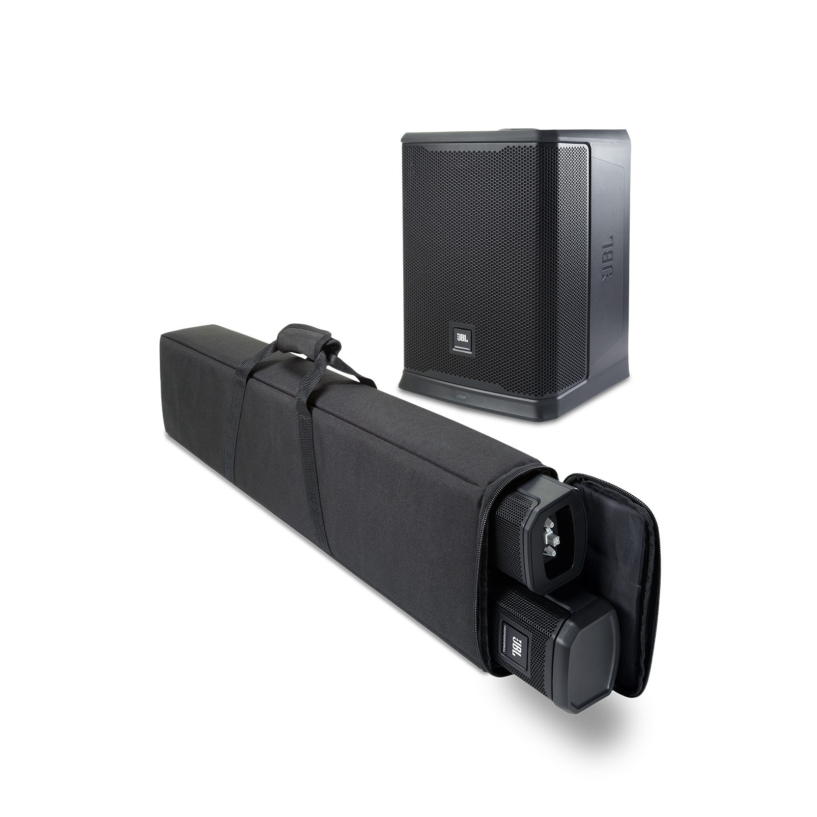 JBL PRX ONE - Black - All-In-One Powered Column PA with Mixer and DSP - Detailshot 4