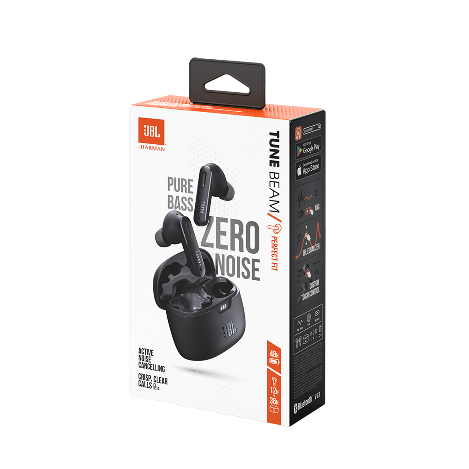 JBL Tune Beam - Black - True wireless Noise Cancelling earbuds - Detailshot 15