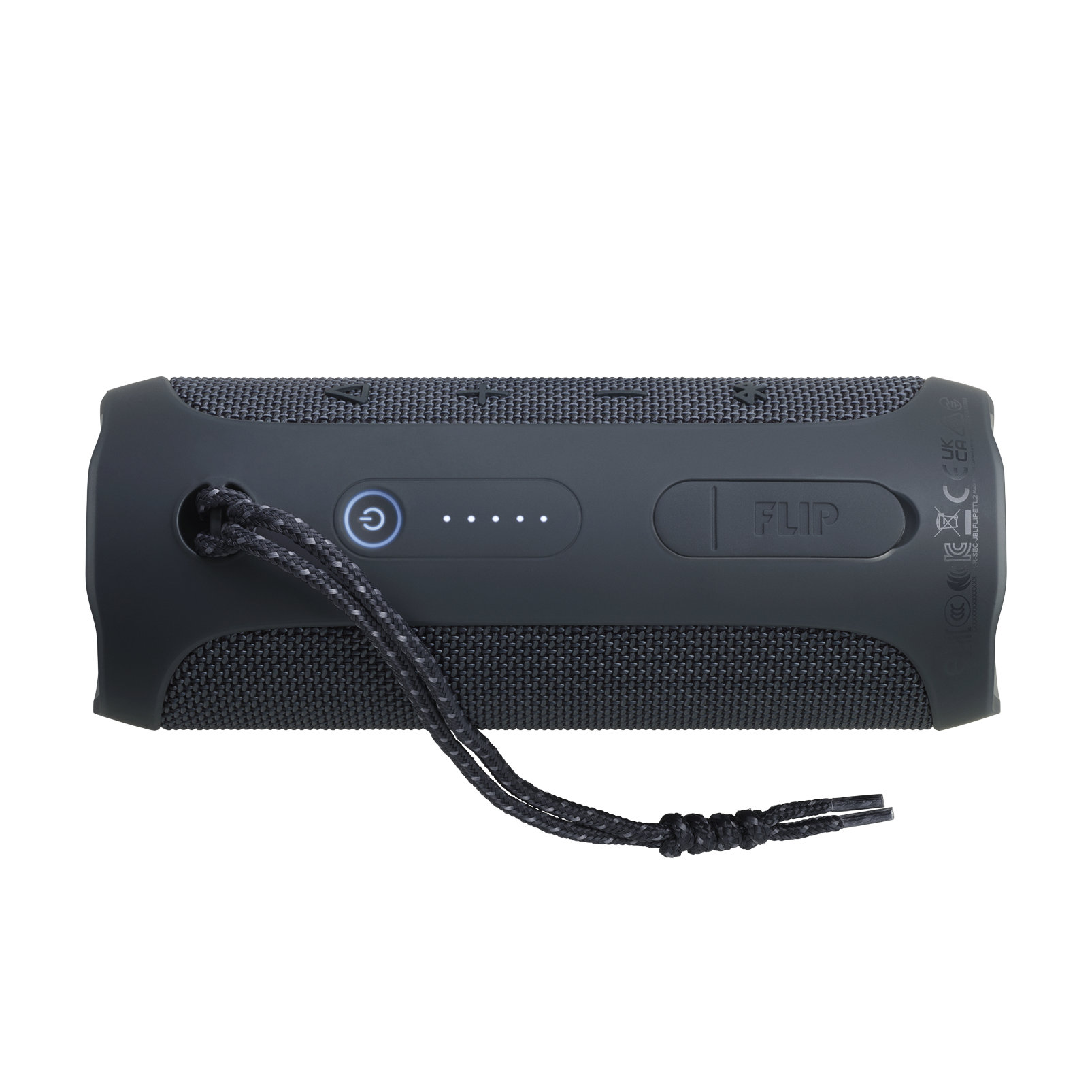 JBL Flip Essential 2 - Gun Metal - Portable Waterproof Speaker - Back