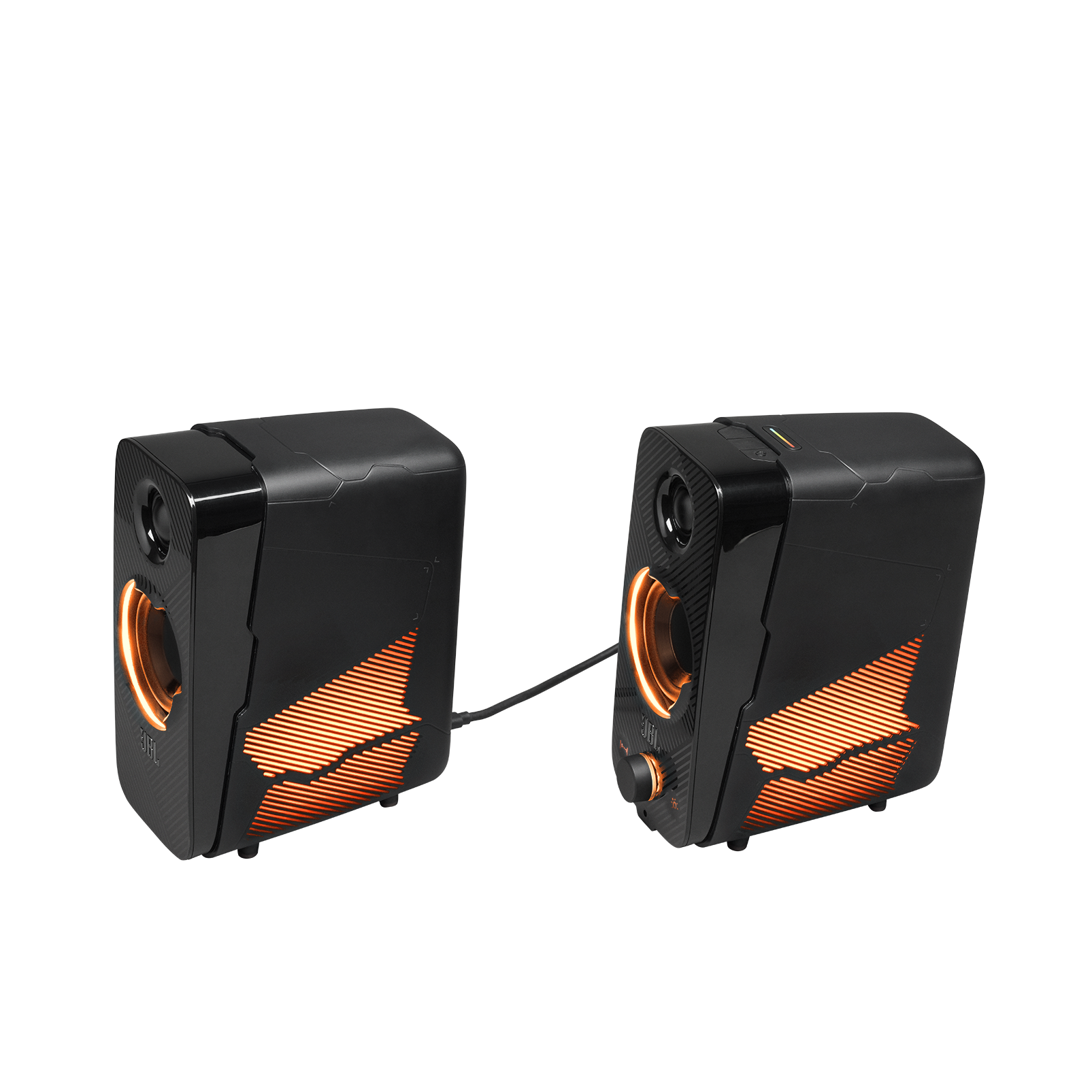 JBL Quantum Duo - Black Matte - PC Gaming Speakers - Detailshot 5