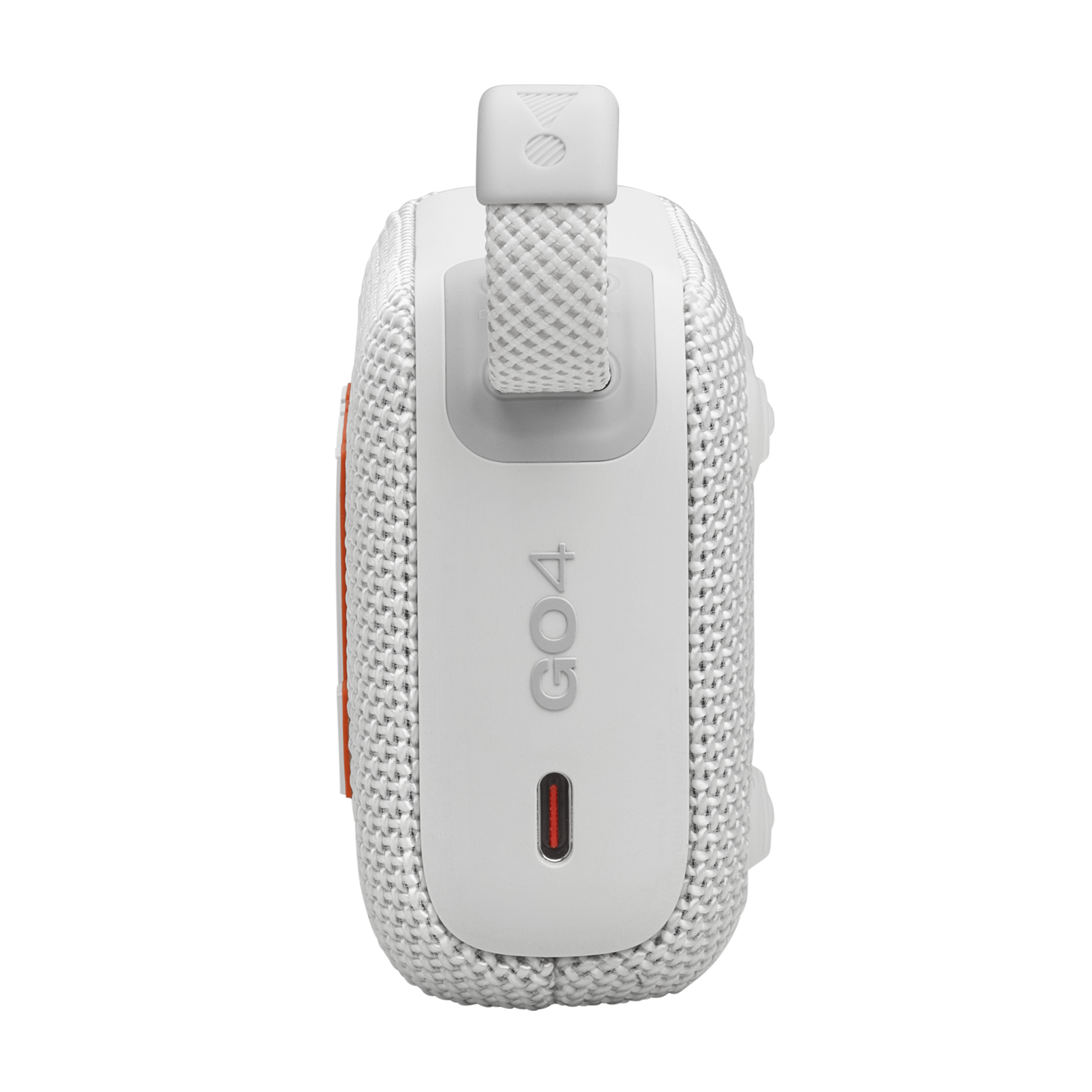 JBL Go 4 - White - Ultra-Portable Bluetooth Speaker - Left