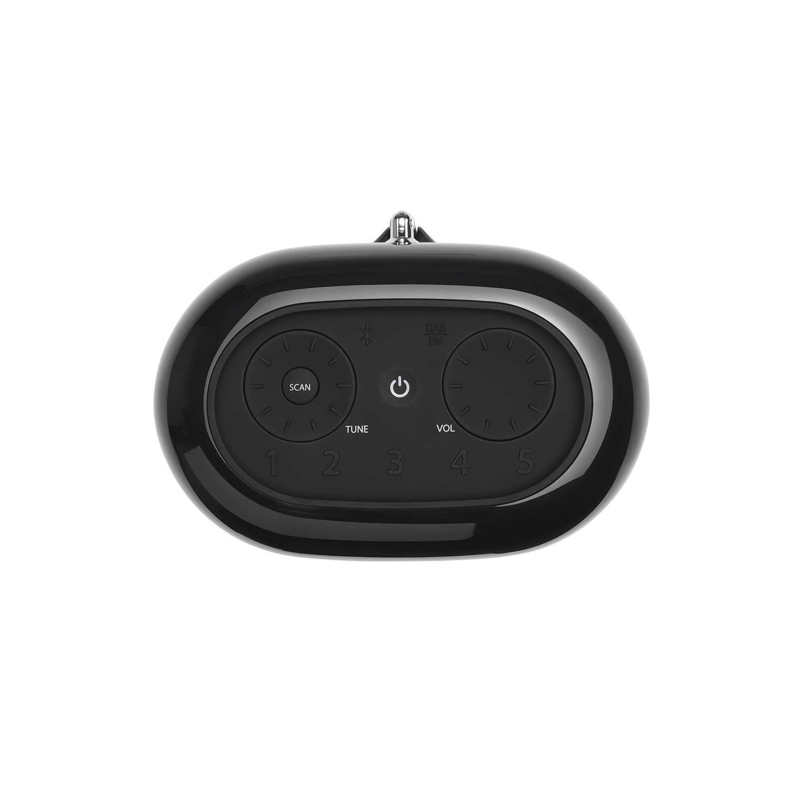 JBL Tuner XL - Black - Portable powerful DAB/DAB+/FM radio with Bluetooth - Top