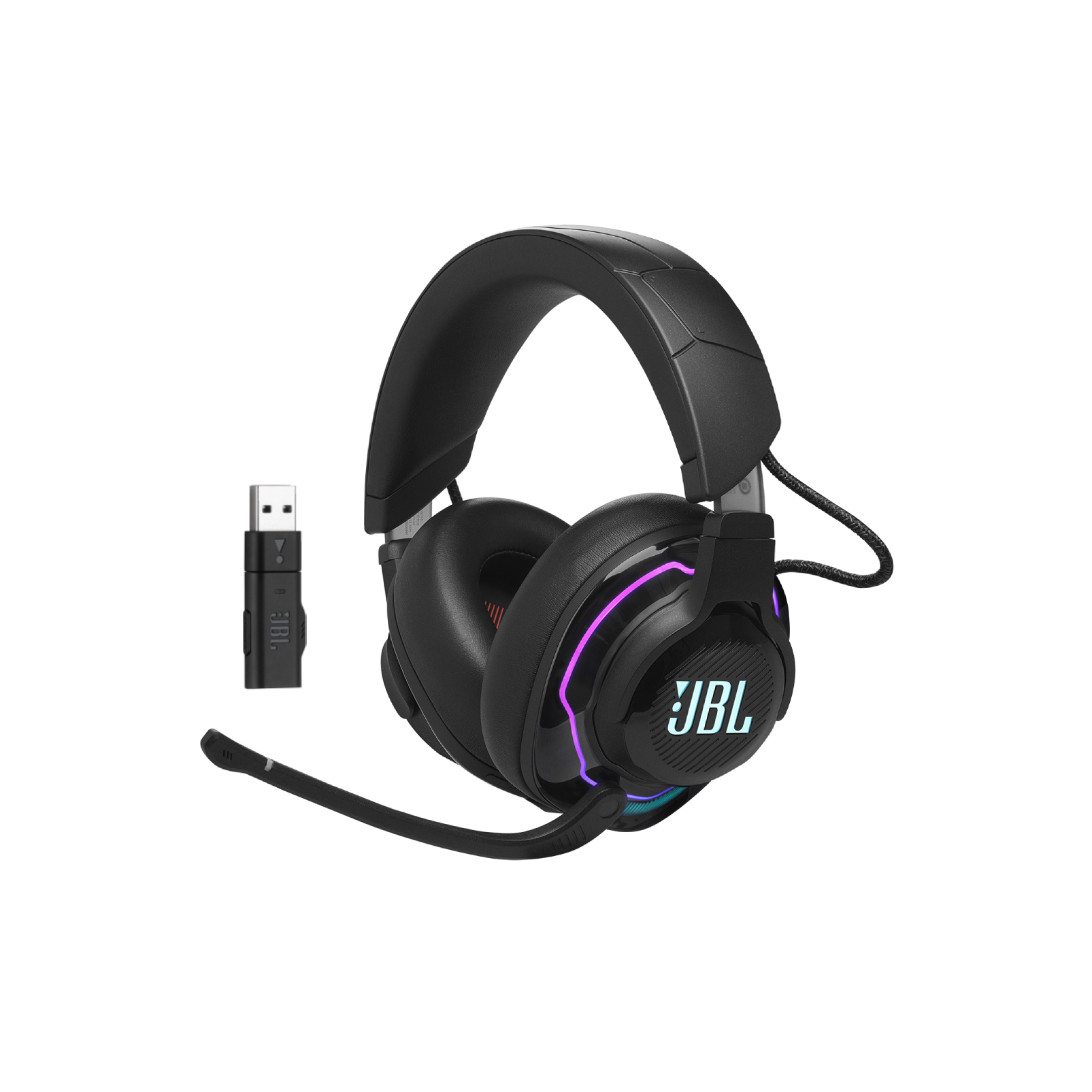 JBL Quantum 910 Wireless - Black - Wireless over-ear performance gaming headset with head  tracking-enhanced, Active Noise Cancelling and Bluetooth - Detailshot 13
