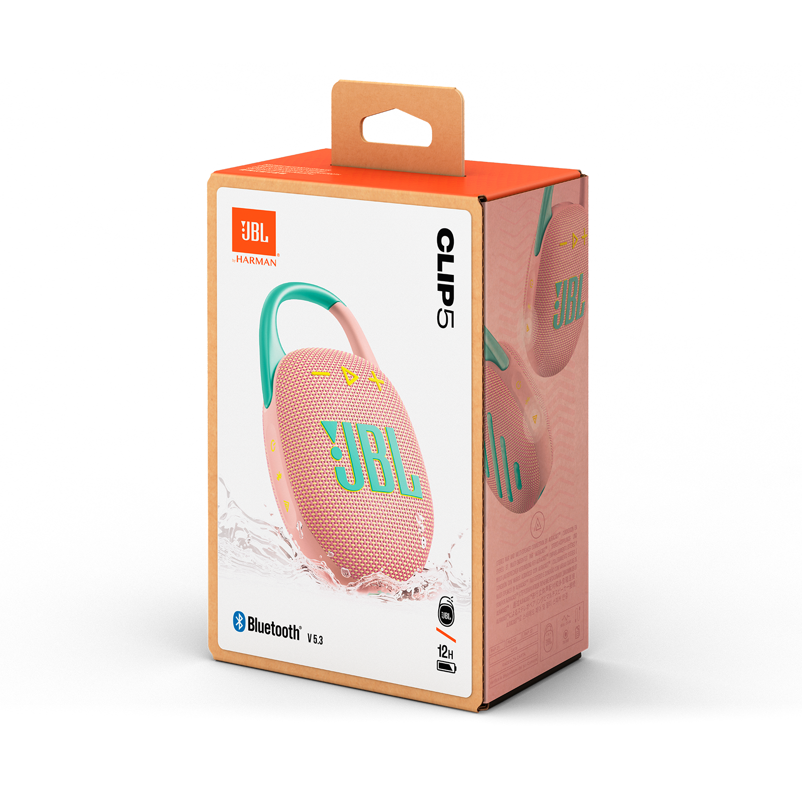 JBL Clip 5 - Pink - Ultra-portable waterproof speaker - Detailshot 15