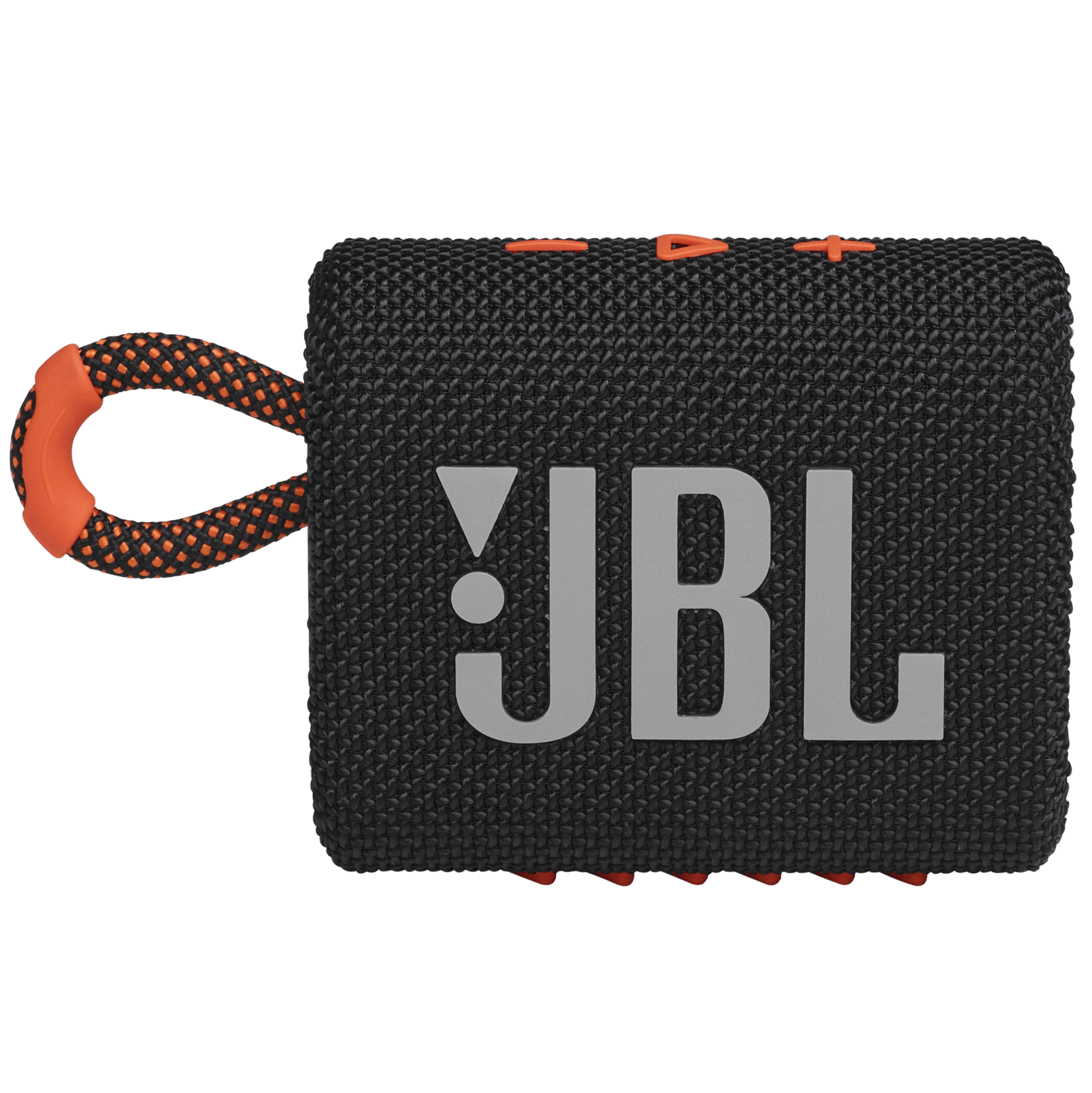 JBL Go 3 - Black / Orange - Portable Waterproof Speaker - Front