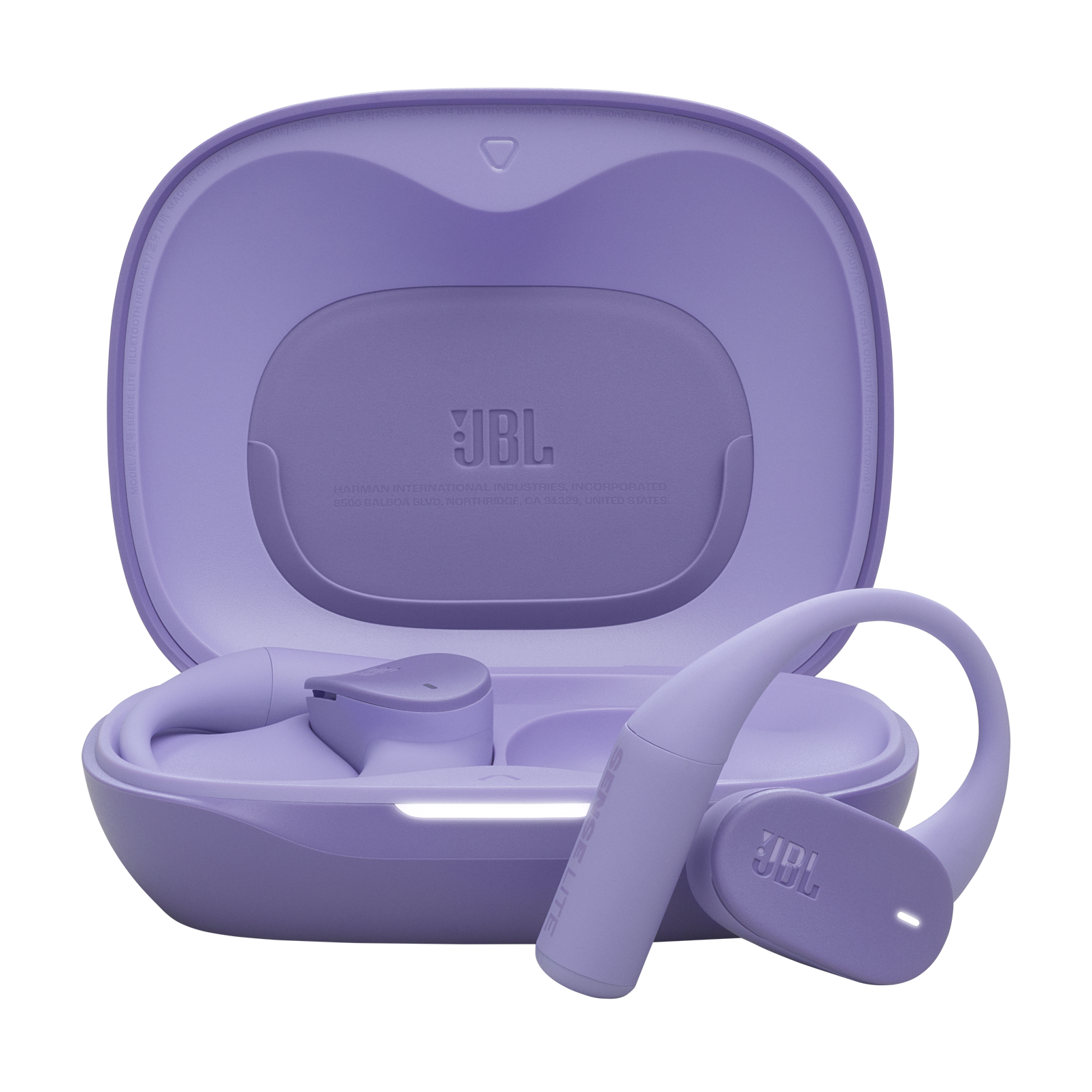 JBL Sense Lite - Purple - True Wireless Open-ear Headphones - Hero