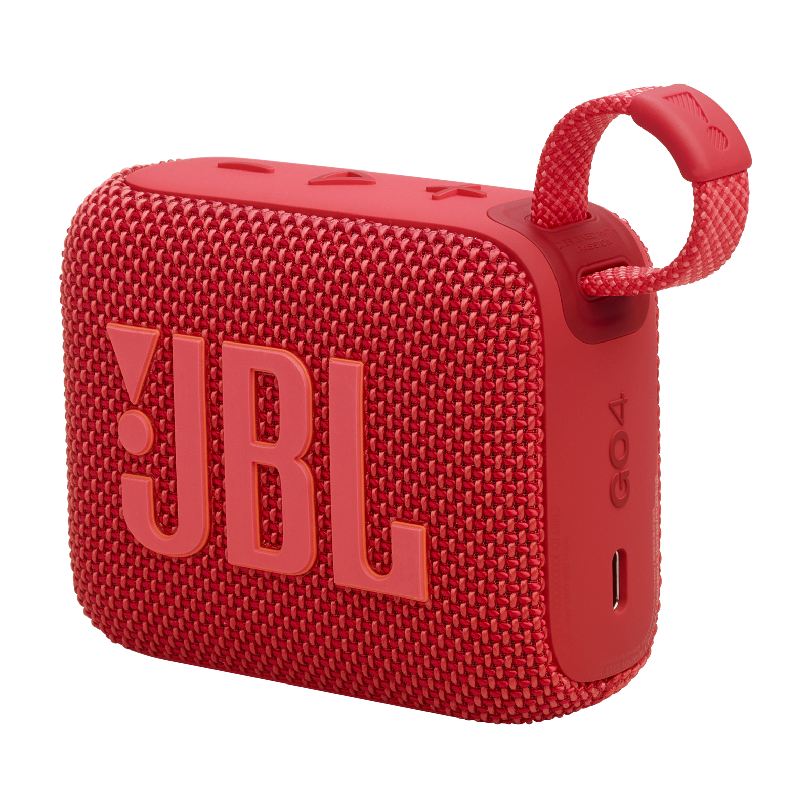 JBL Go 4 - Red - Ultra-Portable Bluetooth Speaker - Detailshot 1