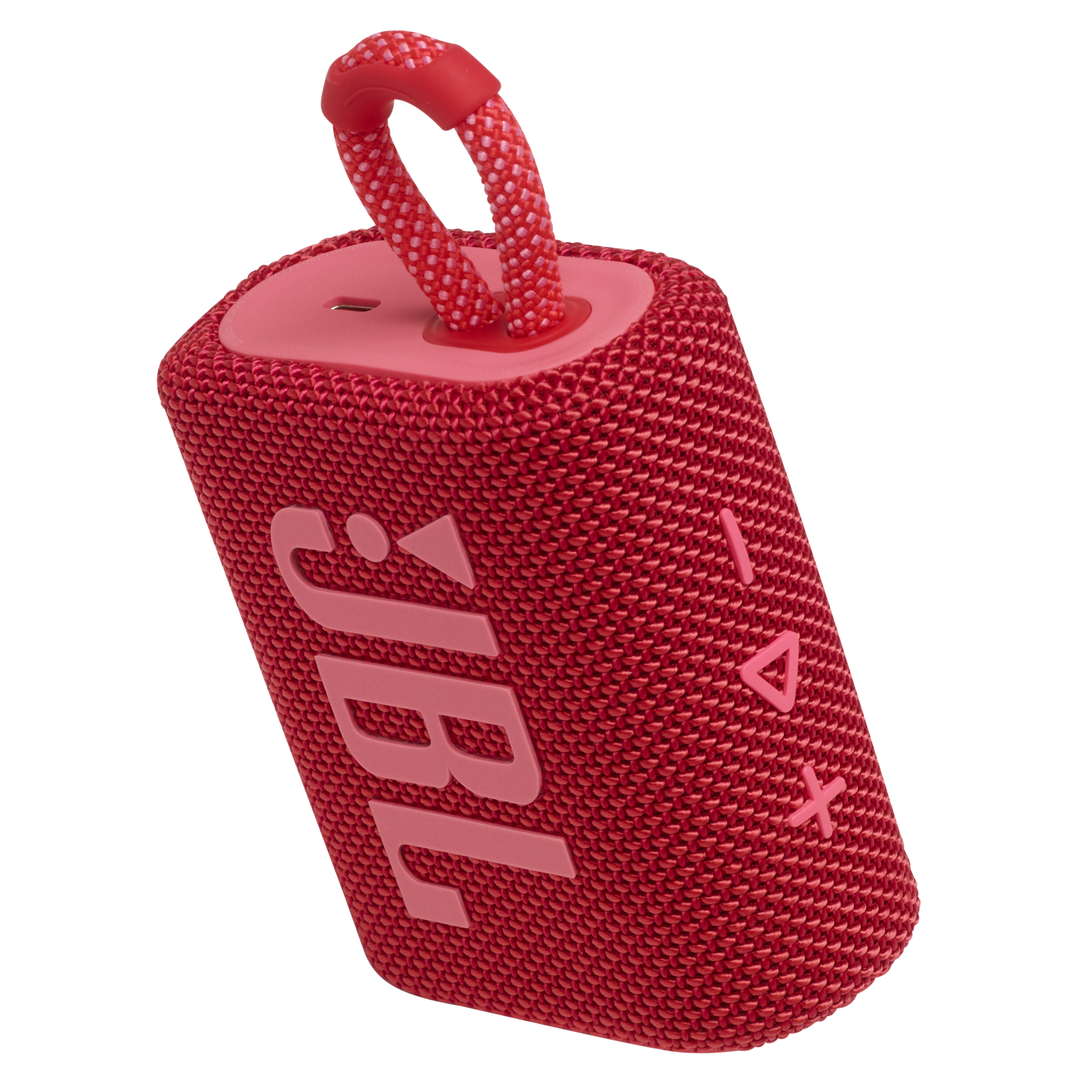 JBL Go 3 - Red - Portable Waterproof Speaker - Detailshot 2