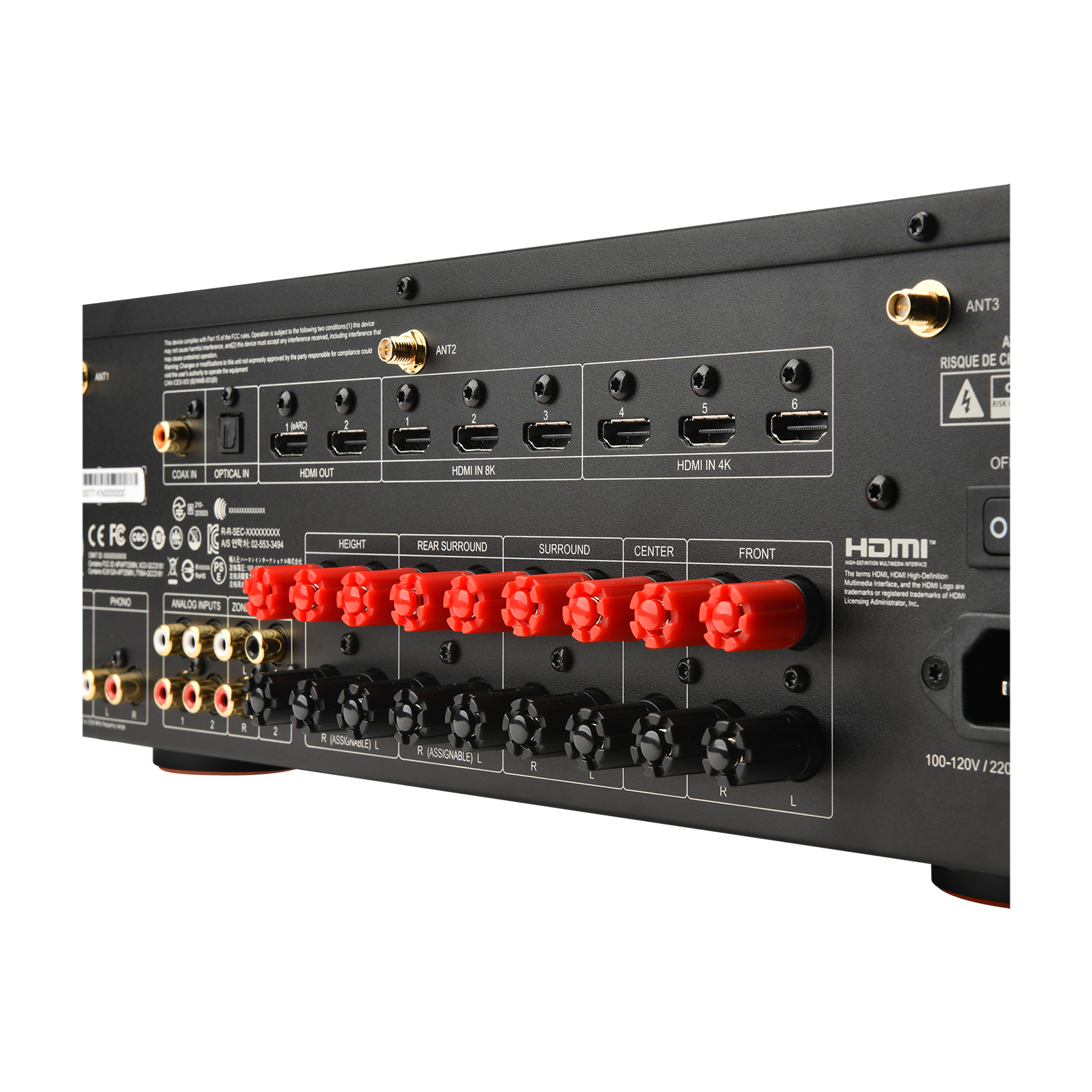 MA9100HP - Black - 9.2-channel 8K High Performance AV Receiver - Detailshot 5