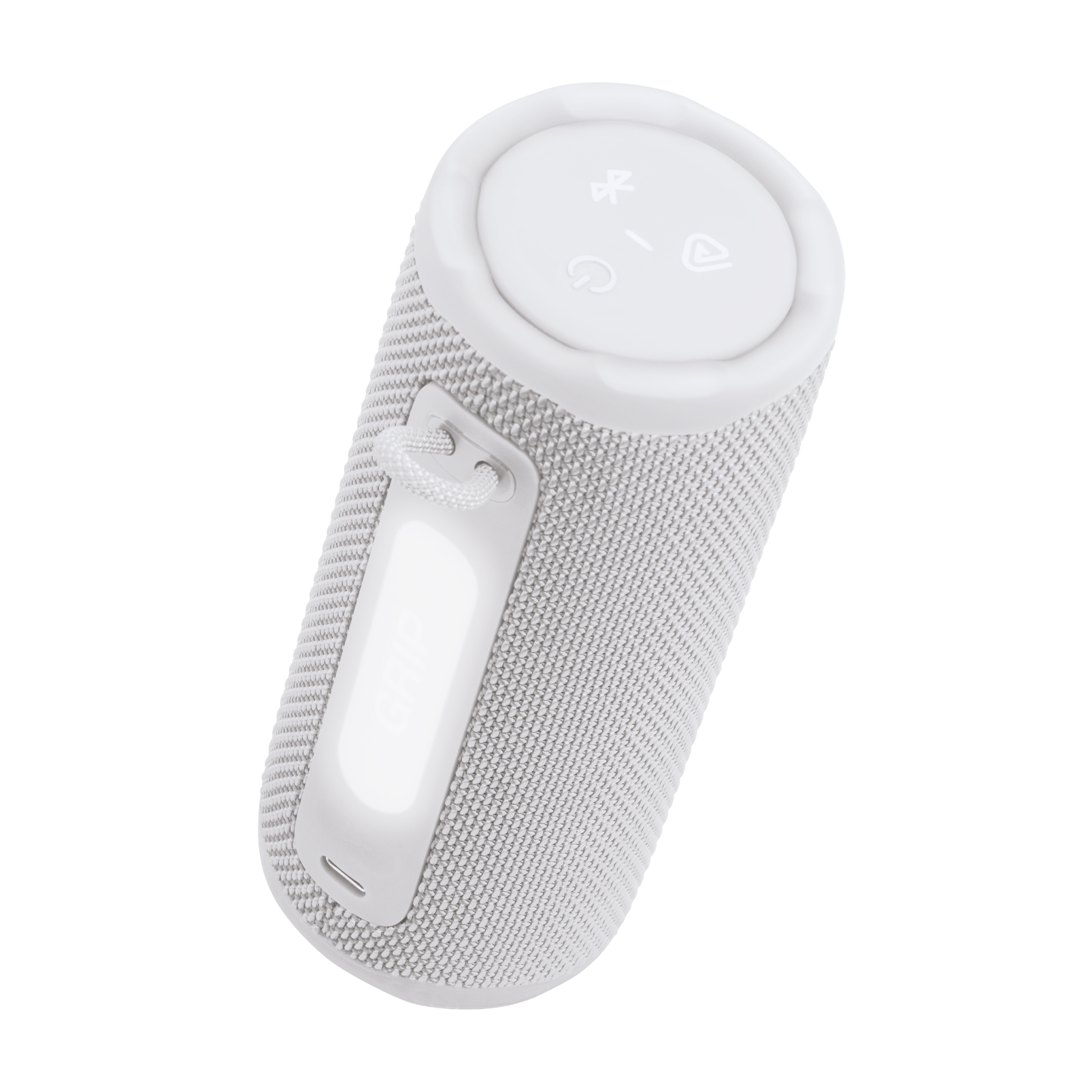 JBL Grip - White - Compact Bluetooth speaker with bold JBL Pro Sound and ambient light - Detailshot 1