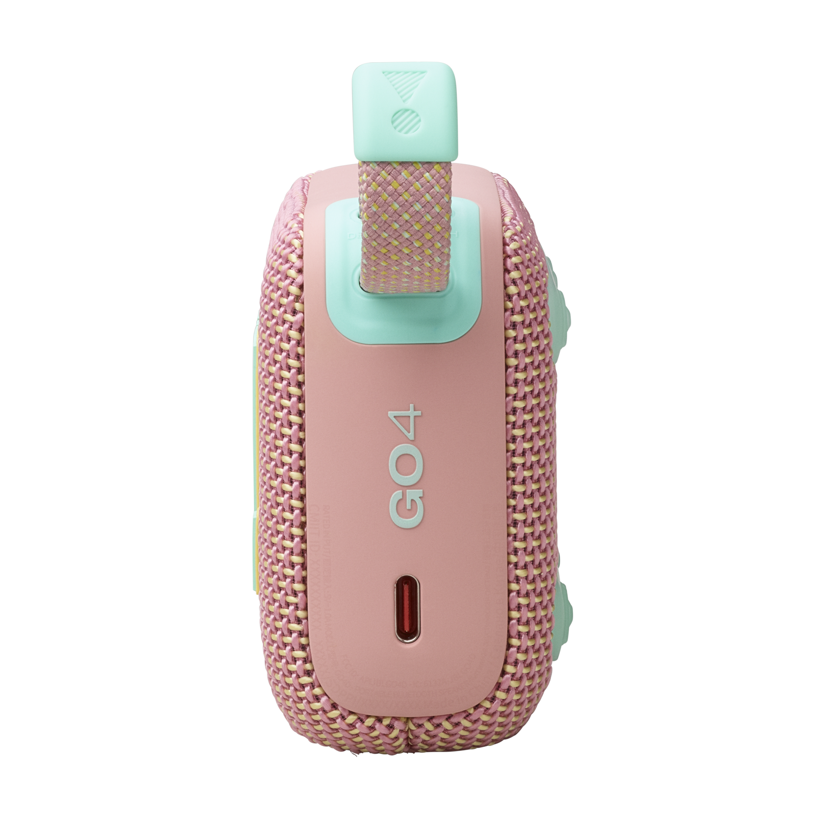 JBL Go 4 - Pink - Ultra-Portable Bluetooth Speaker - Left