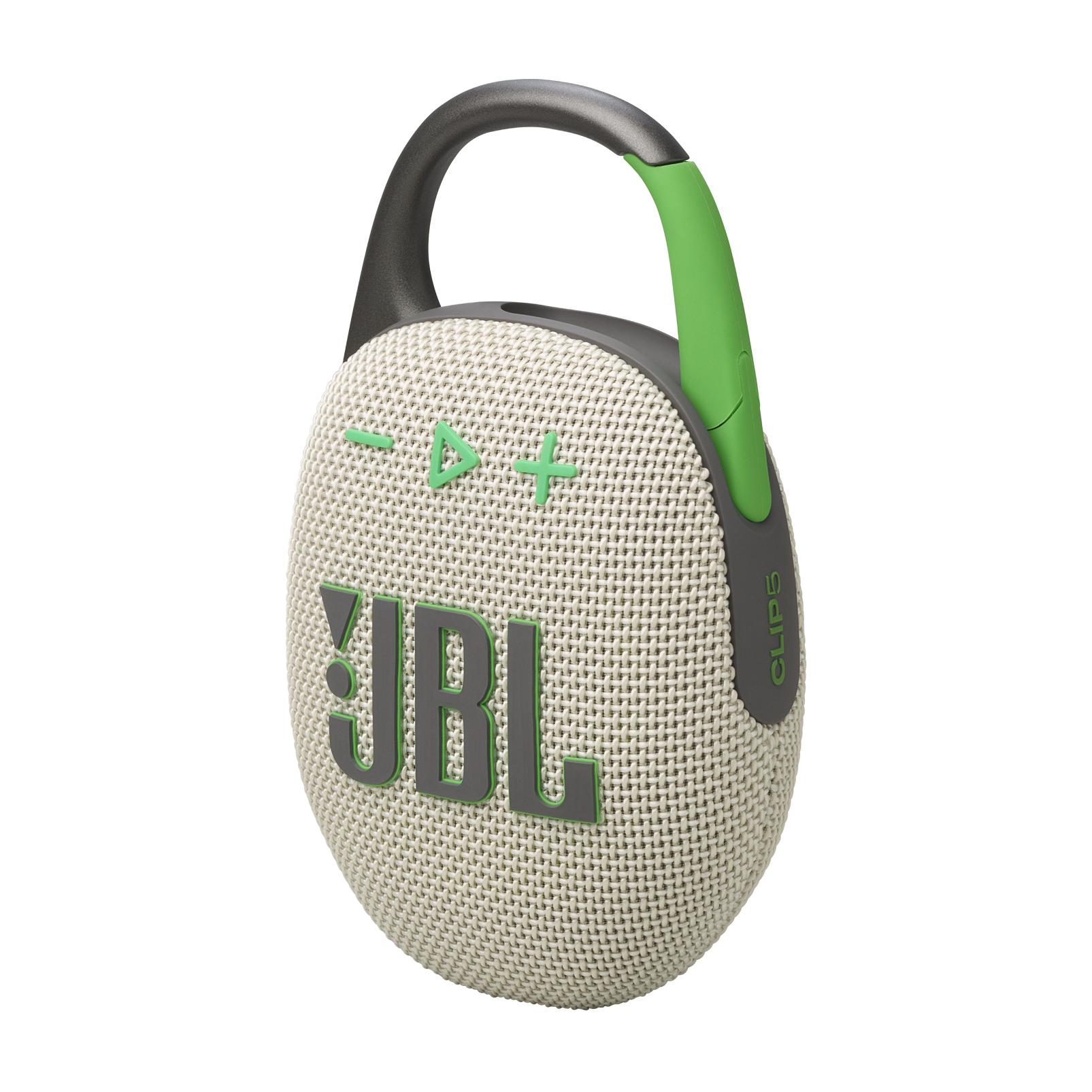 JBL Clip 5 - Sand - Ultra-portable waterproof speaker - Detailshot 1