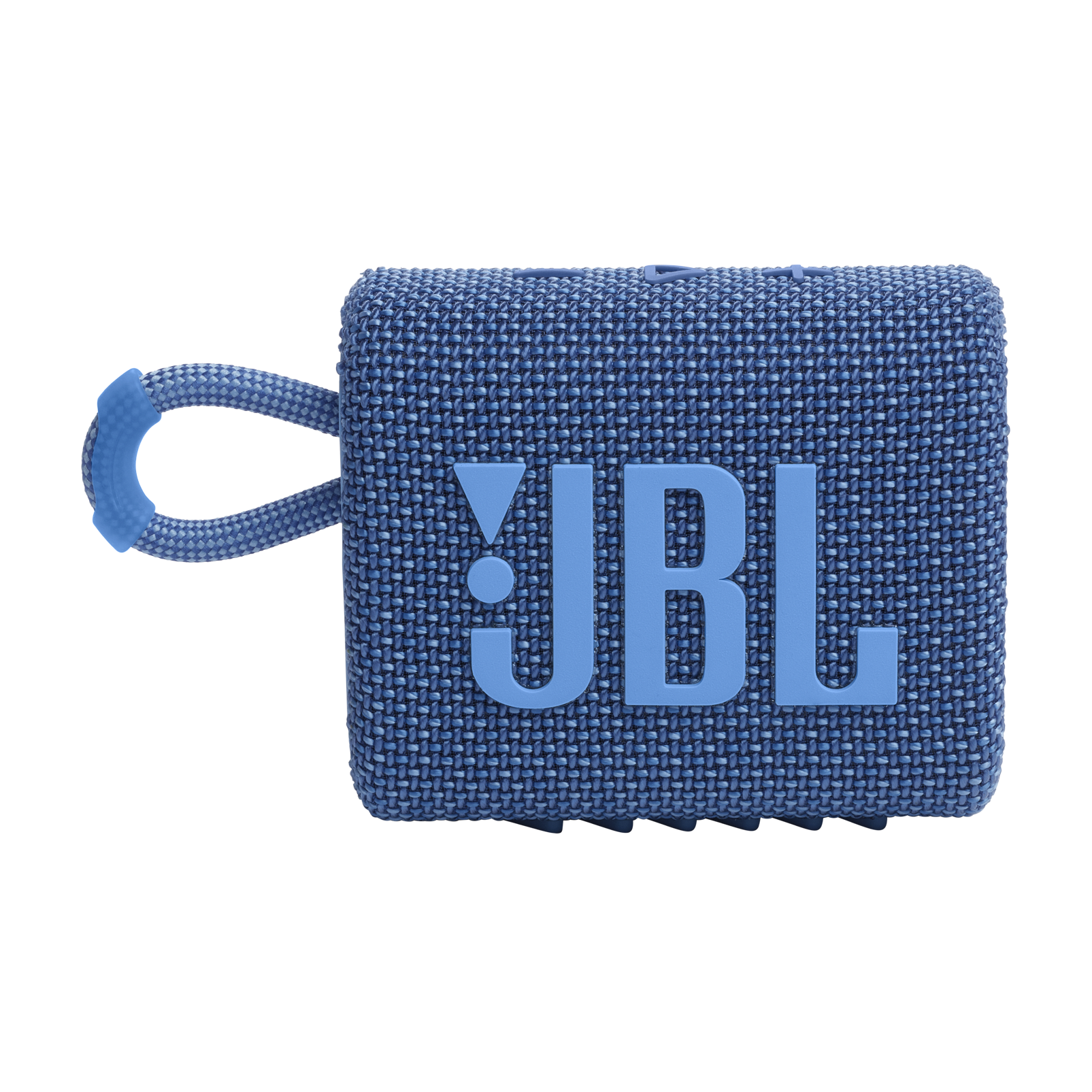 JBL Go 3 Eco - Blue - Ultra-portable Waterproof Speaker - Front