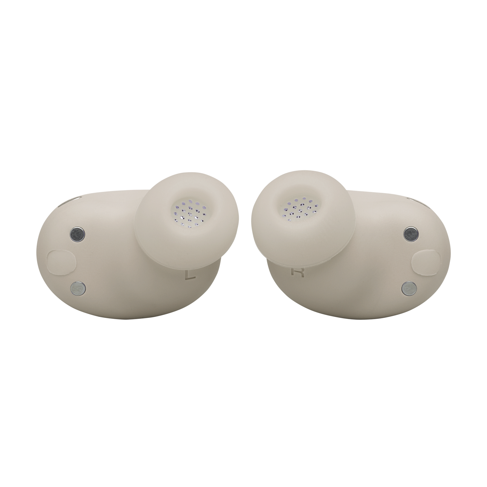 JBL Live Buds 4 - Sand - True wireless Noise Cancelling earbuds - Back